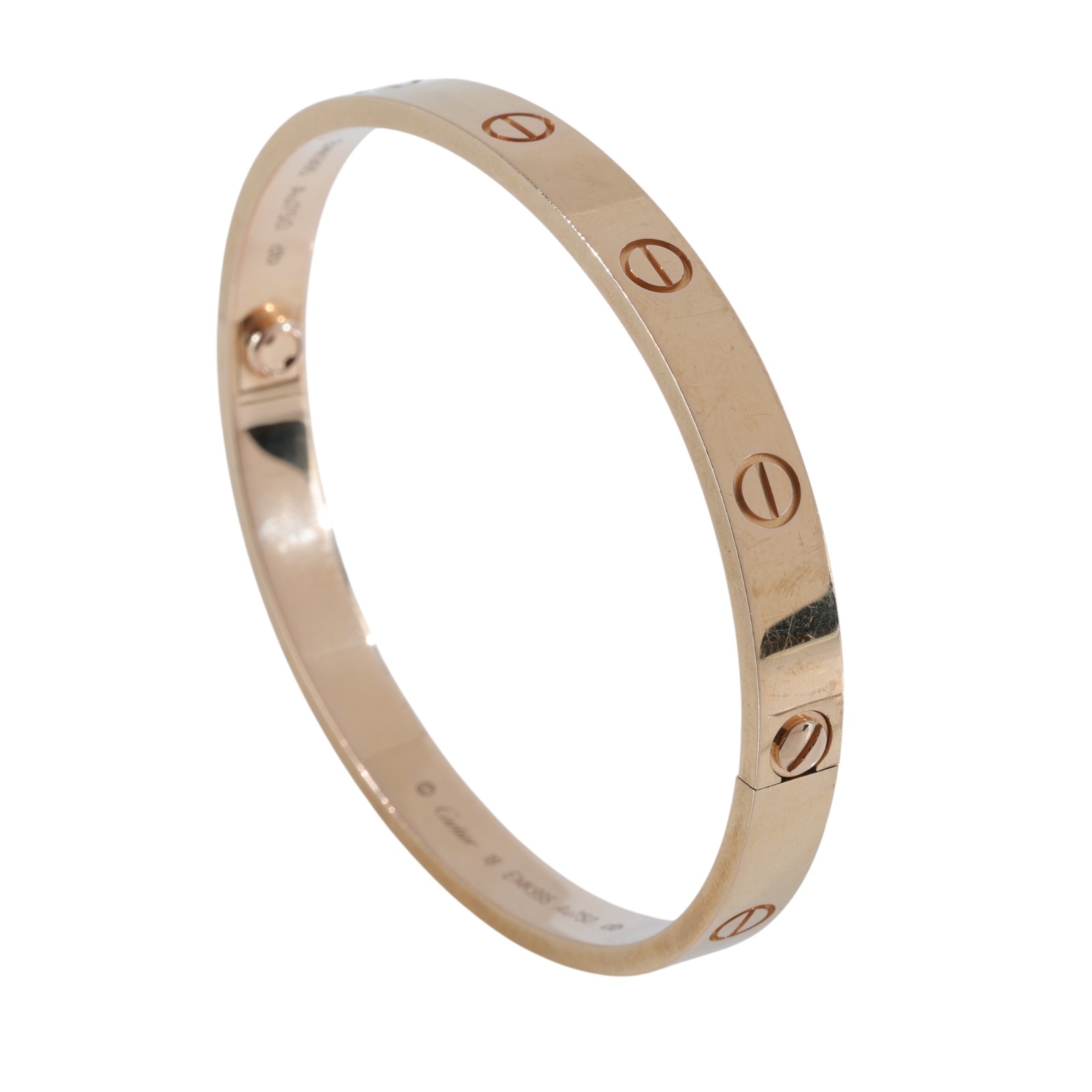 卡地亞 CARTIER LOVE手環 B6035618 RG LOVE手環 原廠盒子/保證卡/螺絲起子