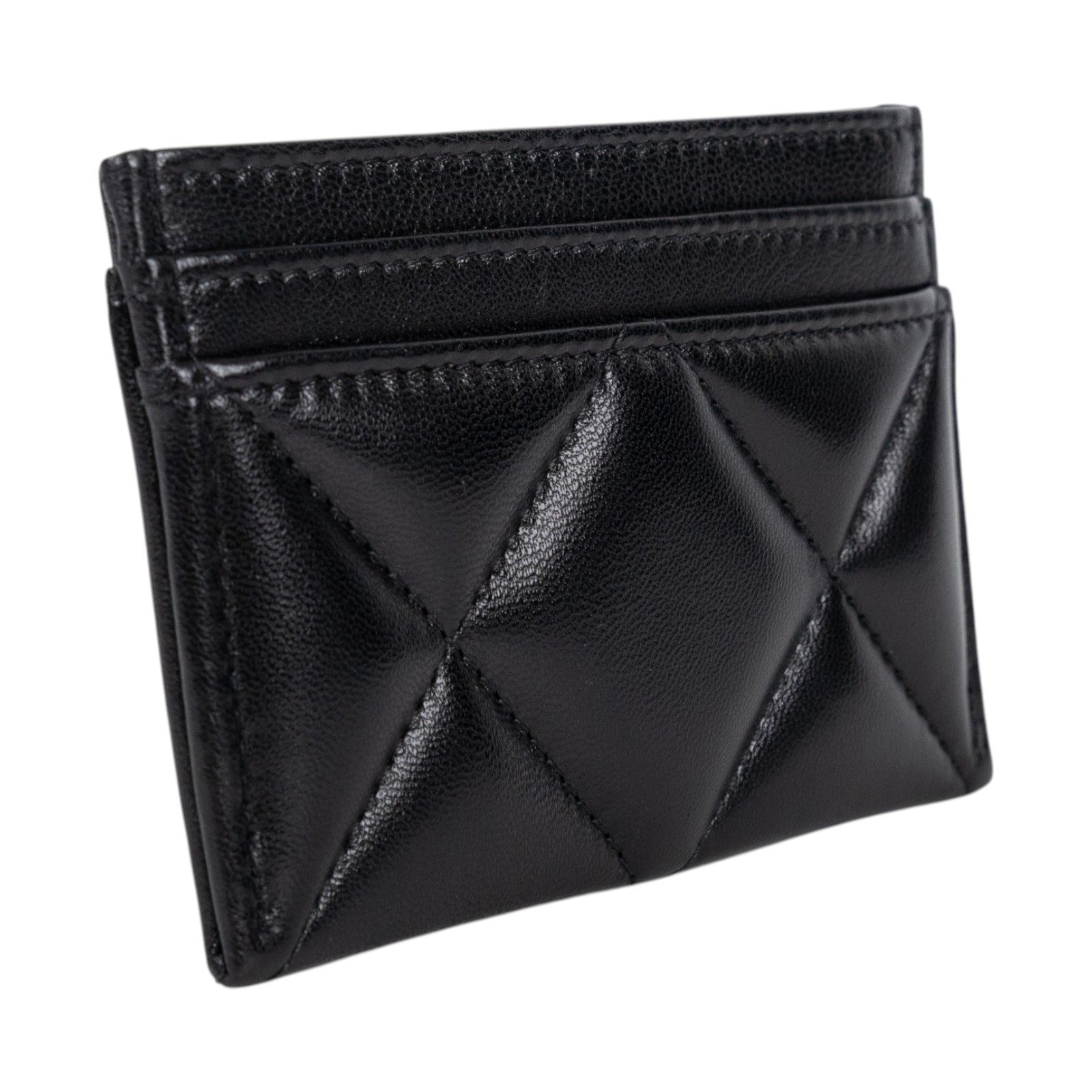 香奈兒 CHANEL 19 菱格紋 錢包 卡夾 AP1167 晶片款 黑19卡夾 防塵袋/原廠盒子