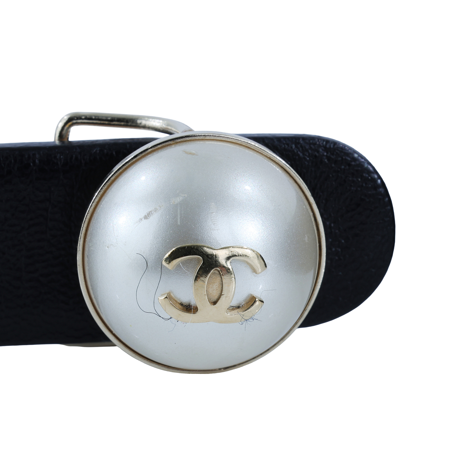 香奈兒 CHANEL 仿珍珠 腰帶  珍珠皮帶 無附屬品