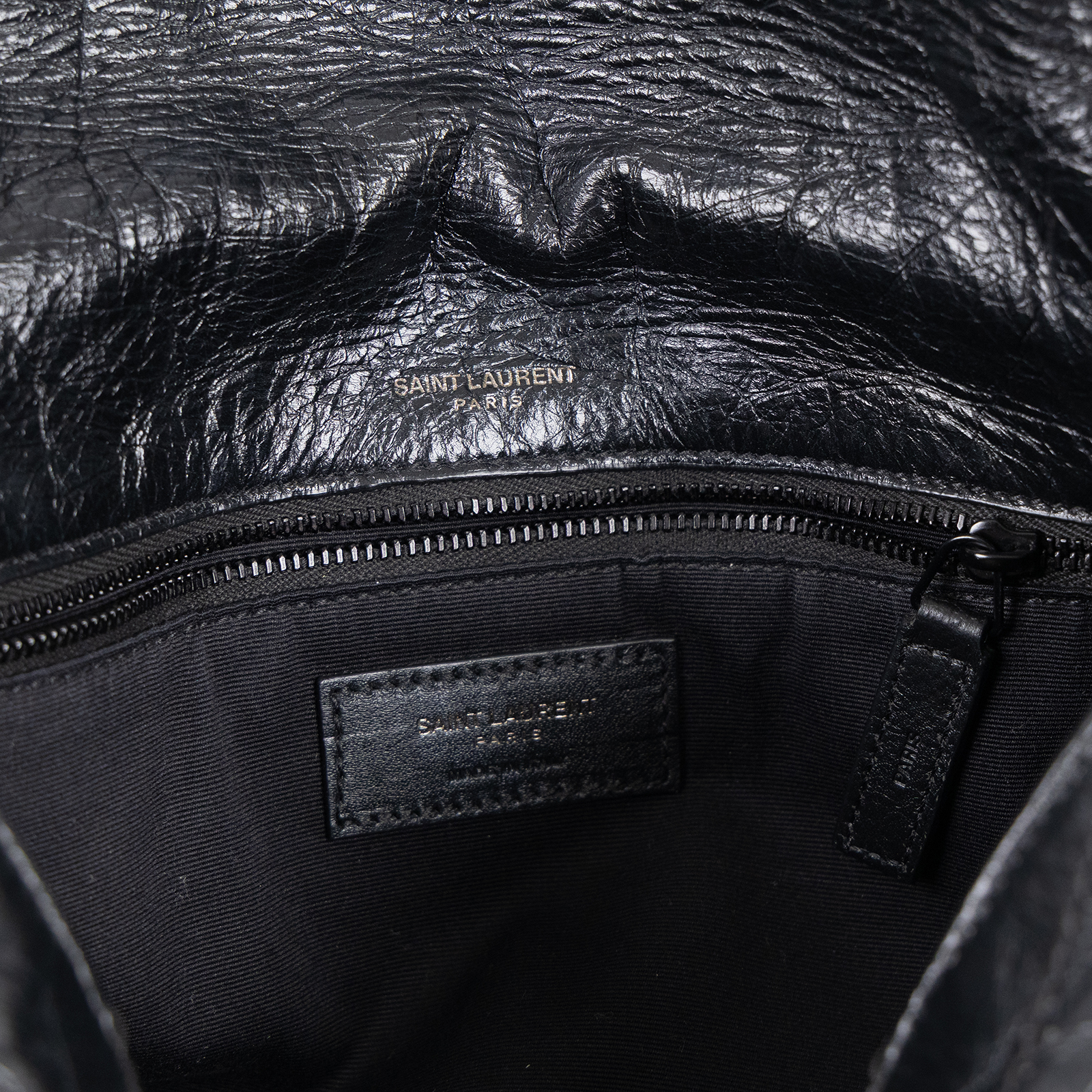 聖羅蘭 YSL SAINT LAURENT Niki 復古皮革 中型手袋 6331840EN08 黑SO BLACK NIKI 中號 無附屬品