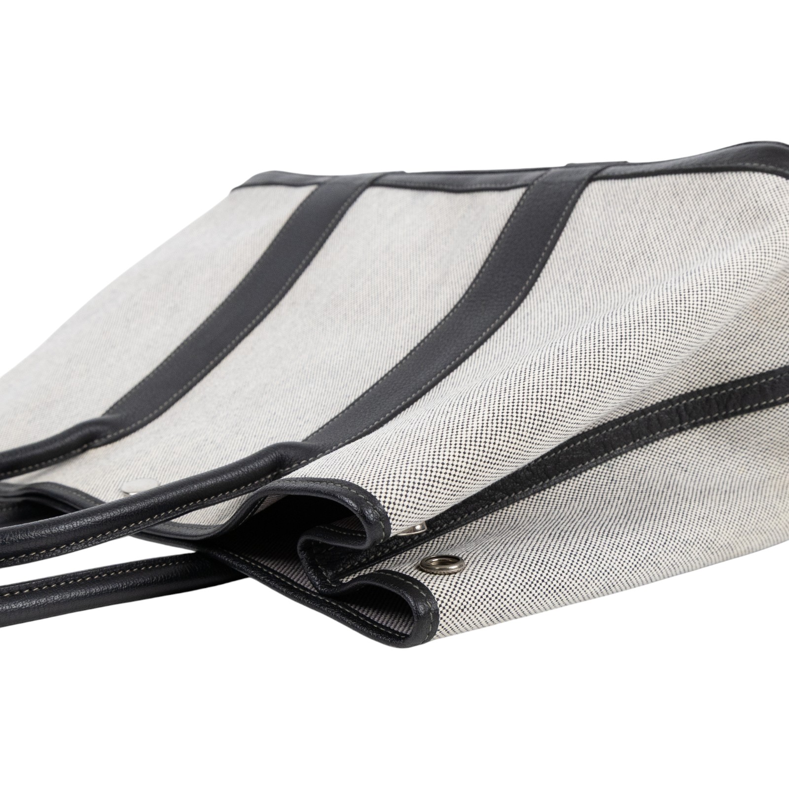 愛馬仕 Hermes Garden Party 花園派對包 36 GP36 口P刻 口P刻黑白帆布GARDEN PARTY36 防塵袋