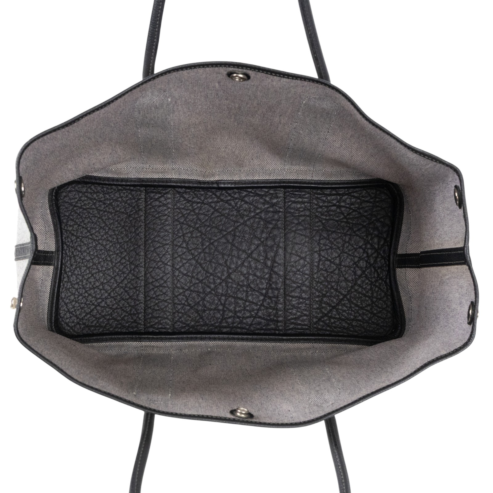 愛馬仕 Hermes Garden Party 花園派對包 36 GP36 口P刻 口P刻黑白帆布GARDEN PARTY36 防塵袋