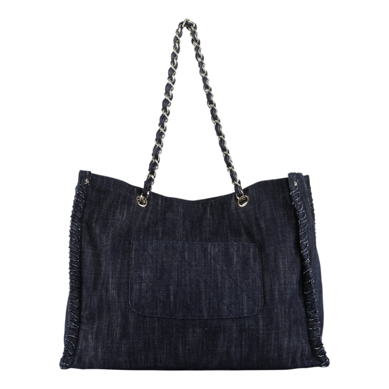 香奈兒 CHANEL CC LOGO Night Flight 購物包 托特包 肩背包 A31932 牛仔彩虹飛機托特 無附屬品