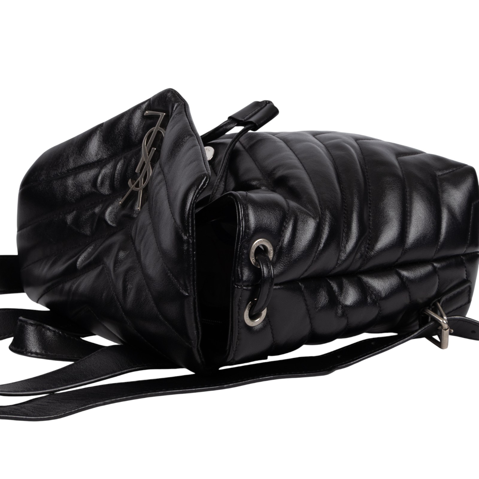 聖羅蘭 YSL SAINT LAURENT LouLou 後背包 銀色五金 487220DV706  LOULOU後背包 無附屬品