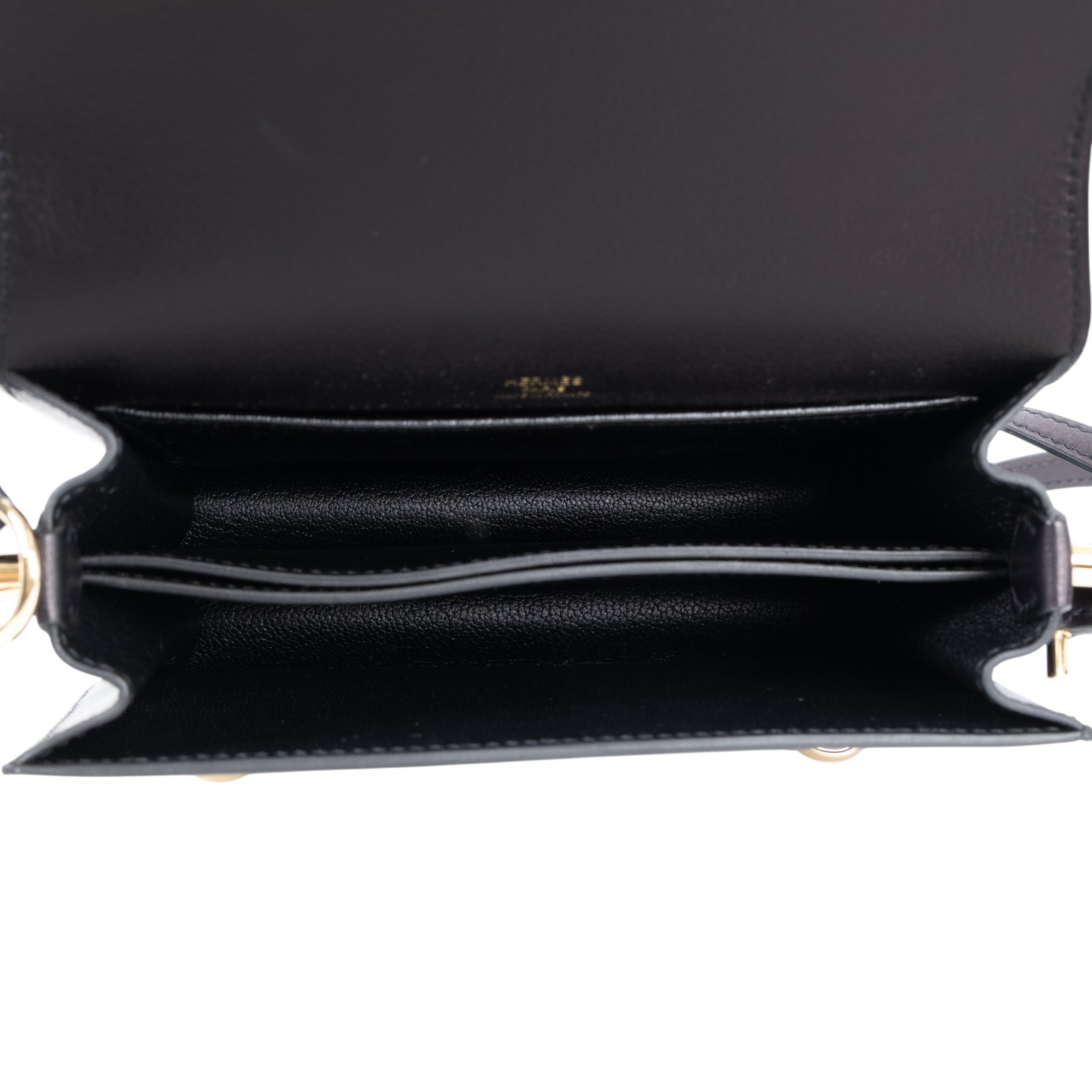 愛馬仕 Hermes Roulis 豬鼻子 斜背包 18 Mini 金色五金 黑色 H071205CP89 /  原廠盒子/購買證明/防塵袋