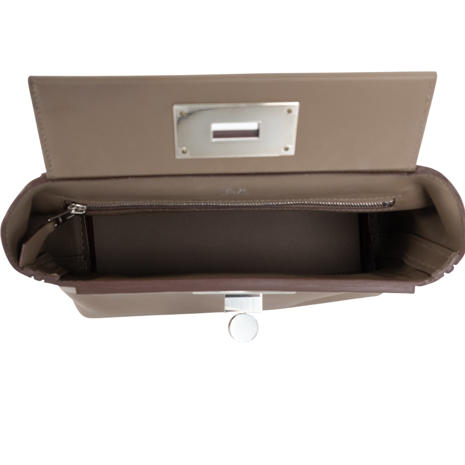 愛馬仕 Hermes 24/24 21 Mini 手提包 大象灰 H082153CKBH / W刻 24/24 大象灰 銀扣 原廠盒子/購買證明/防塵袋