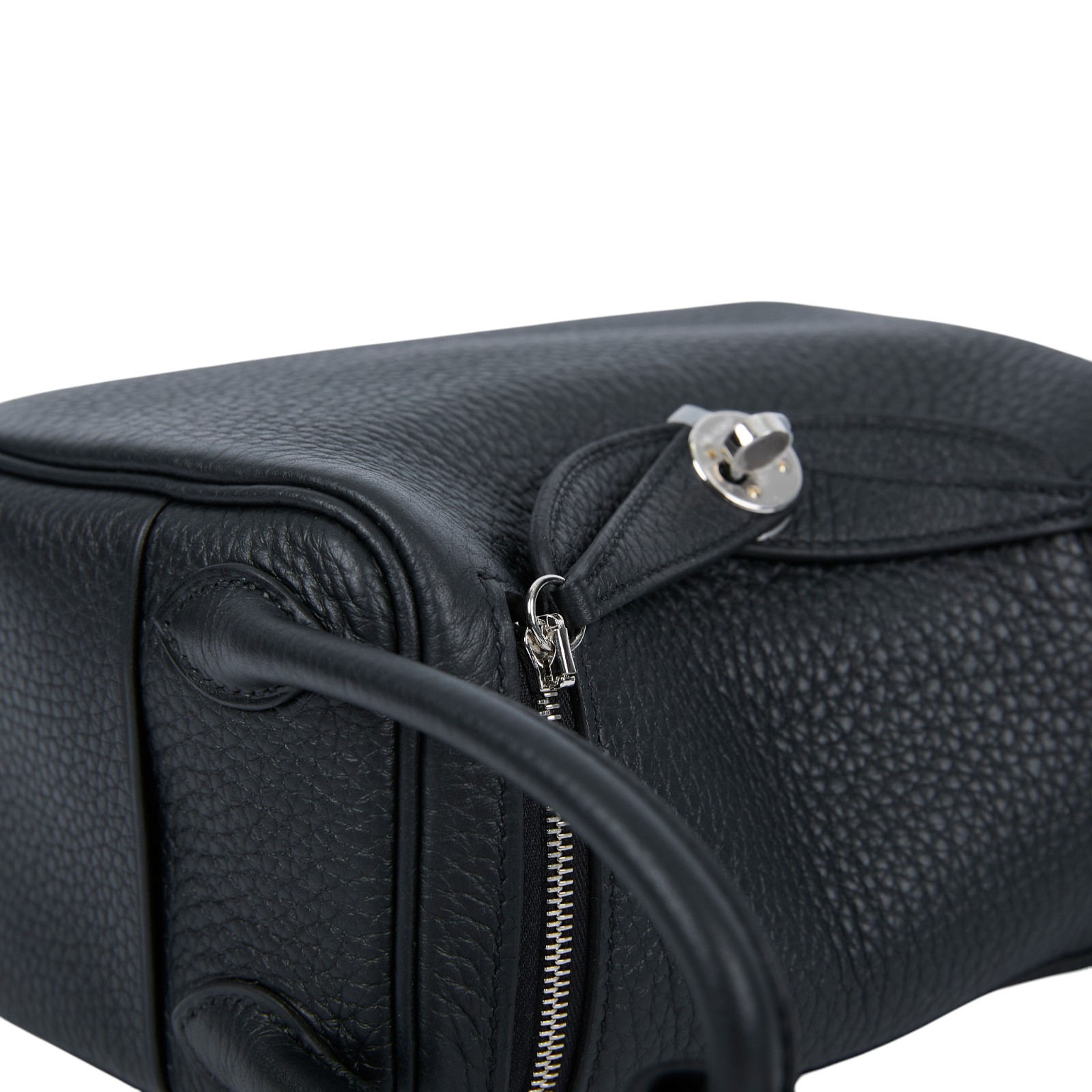 愛馬仕 Hermes Lindy II 琳迪包 迷你 銀色五金 黑色 H085956CK89 /  原廠盒子/購買證明/防塵袋