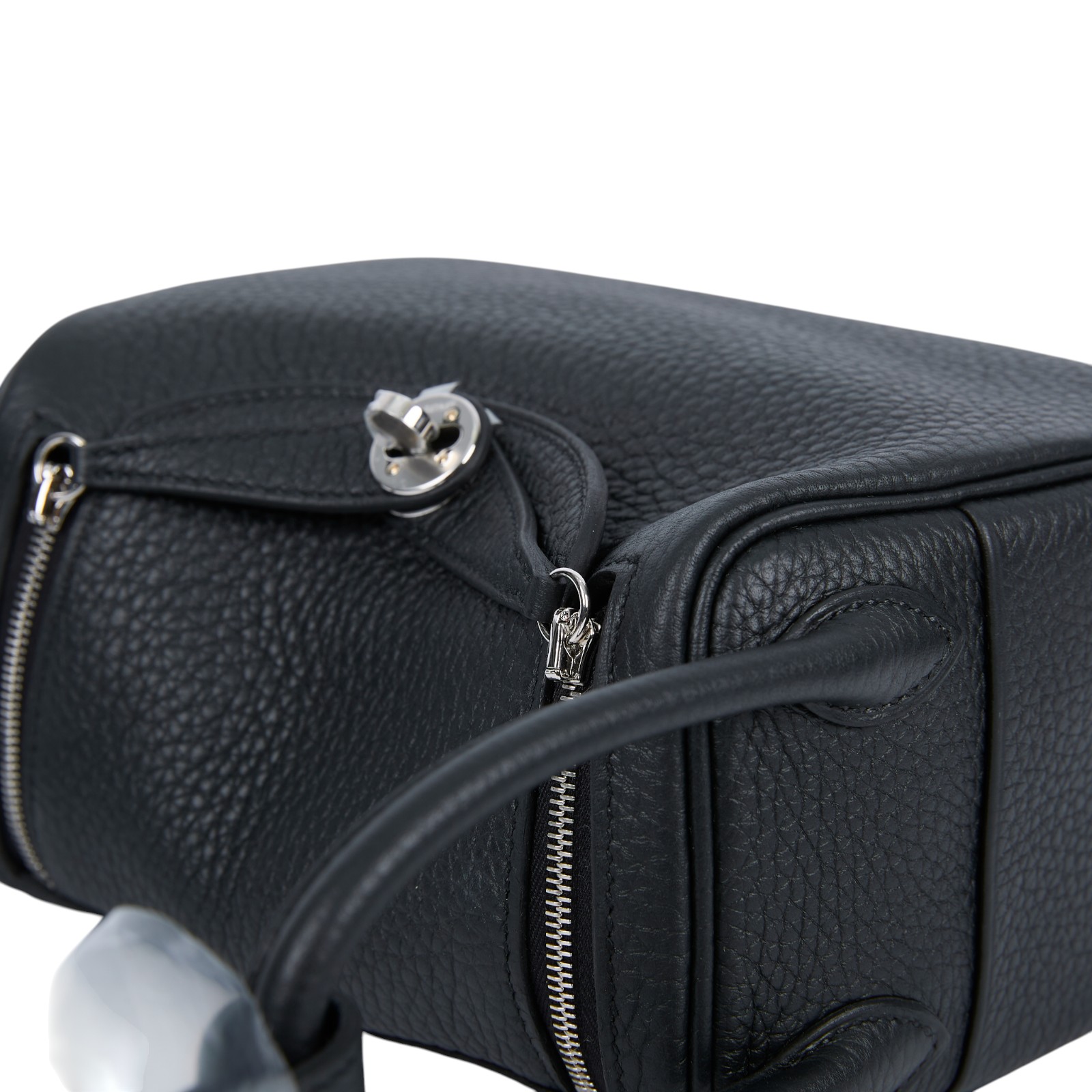 愛馬仕 Hermes Lindy II 琳迪包 迷你 銀色五金 黑色 H085956CK89 /  原廠盒子/購買證明/防塵袋