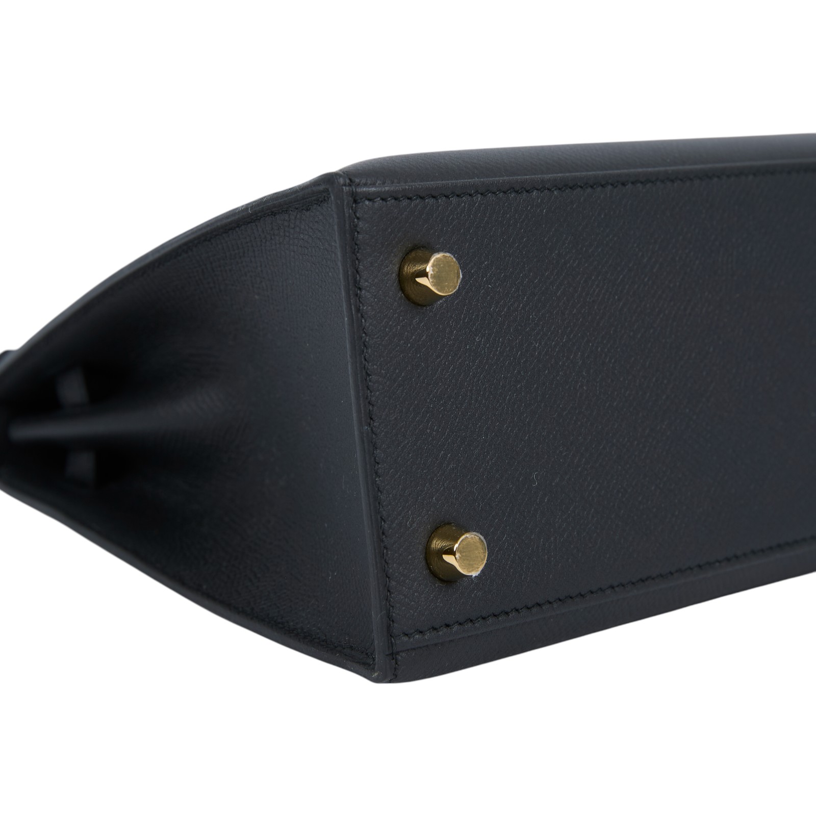 愛馬仕 Hermes Kelly Bag 凱莉包 25 黑色 金色五金 H038416CC89 /  原廠盒子/購買證明/防塵袋/雨衣/鎖組