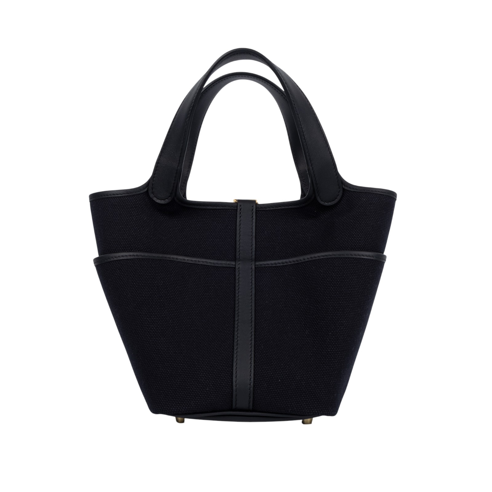 愛馬仕 Hermes Picotin Lock 18 菜籃子包 金色五金 黑色 H083189CCAA /   原廠盒子/購買證明/防塵袋/鎖組