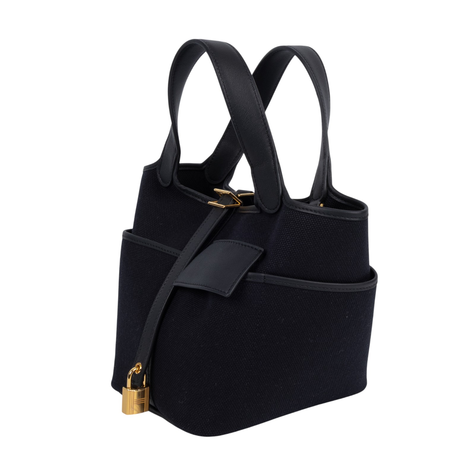 愛馬仕 Hermes Picotin Lock 18 菜籃子包 金色五金 黑色 H083189CCAA /   原廠盒子/購買證明/防塵袋/鎖組