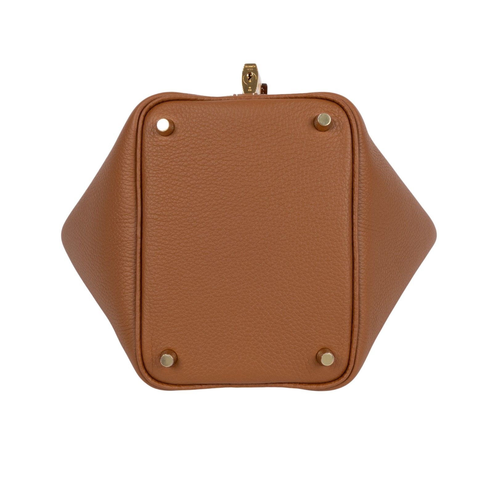 愛馬仕 Hermes Picotin Lock 18 菜籃子包 金色五金 金棕 H056289CC37 /  盒子 防塵袋 購買證明 鎖組