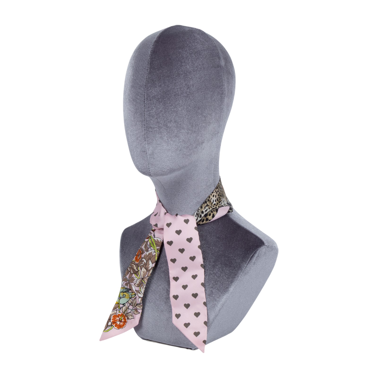 愛馬仕 Hermes Jungle LoveTwilly 絲巾 粉色 H063513Sv16  粉愛心豹 TWILLY 原廠盒子