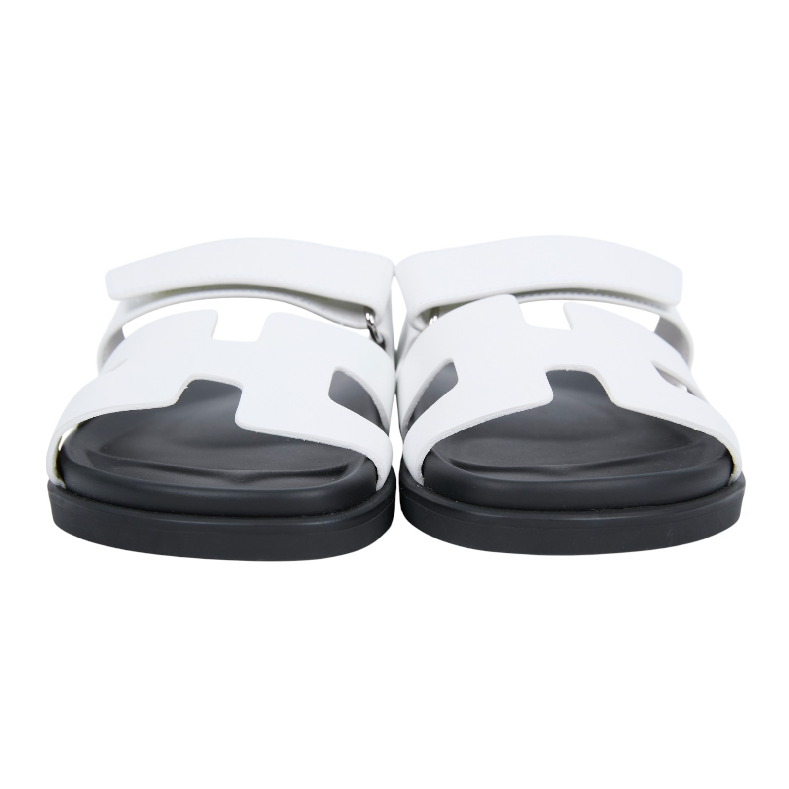 愛馬仕 Hermes Chypre 涼鞋 自然色 淺米色 H211114Zv90380 H211114Z 黑白二舊拖 #38 原廠盒子/購買證明/防塵袋