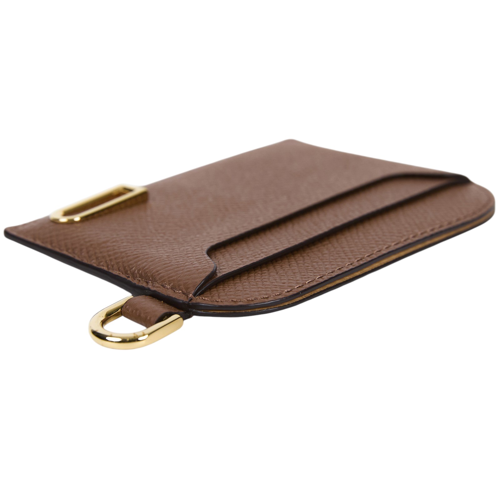 德爾沃 DELVAUX  Vagabond Long Wallet 錢包 長夾 AB0648BKN030CDG 棕色卡套 原廠盒子/防塵袋/保書