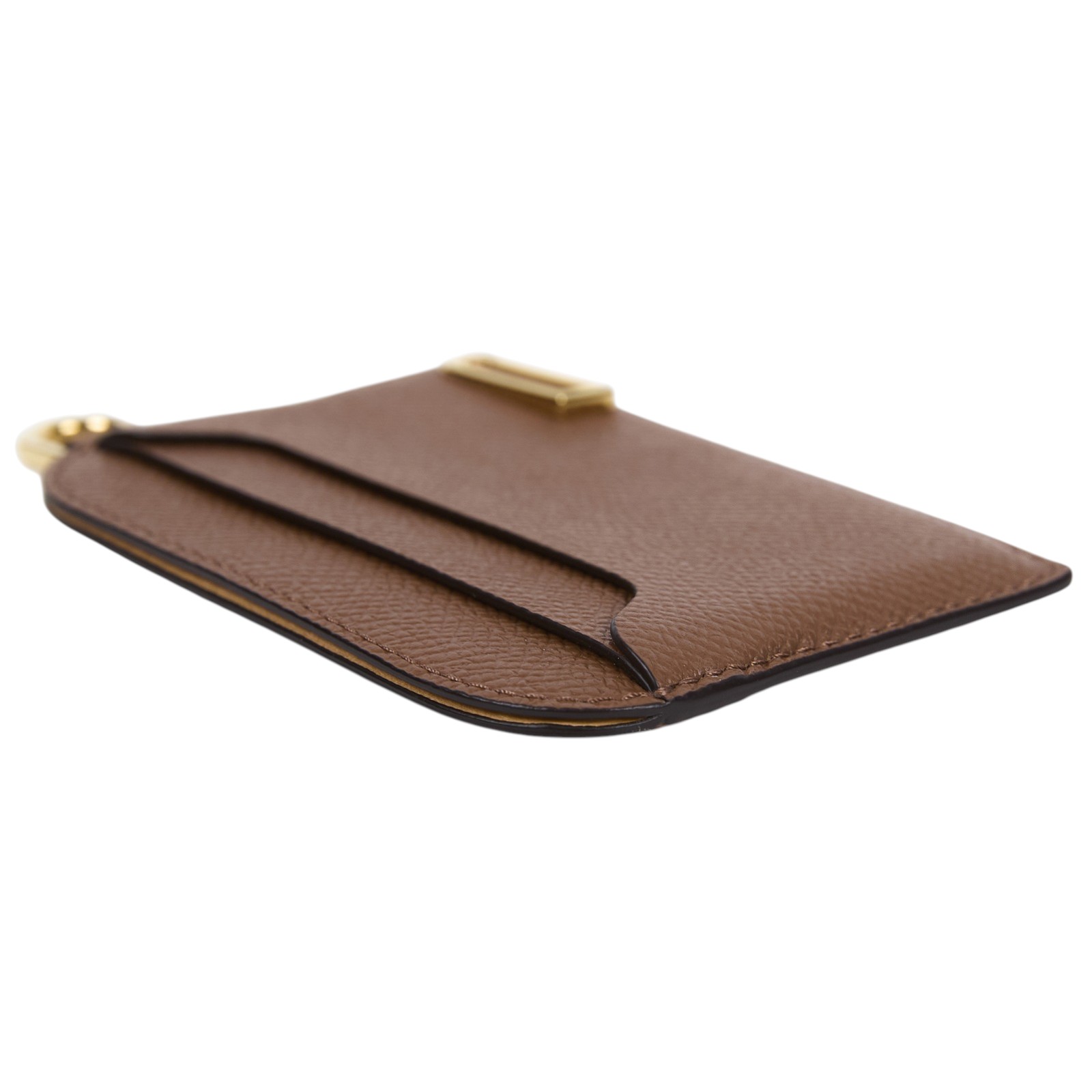 德爾沃 DELVAUX  Vagabond Long Wallet 錢包 長夾 AB0648BKN030CDG 棕色卡套 原廠盒子/防塵袋/保書