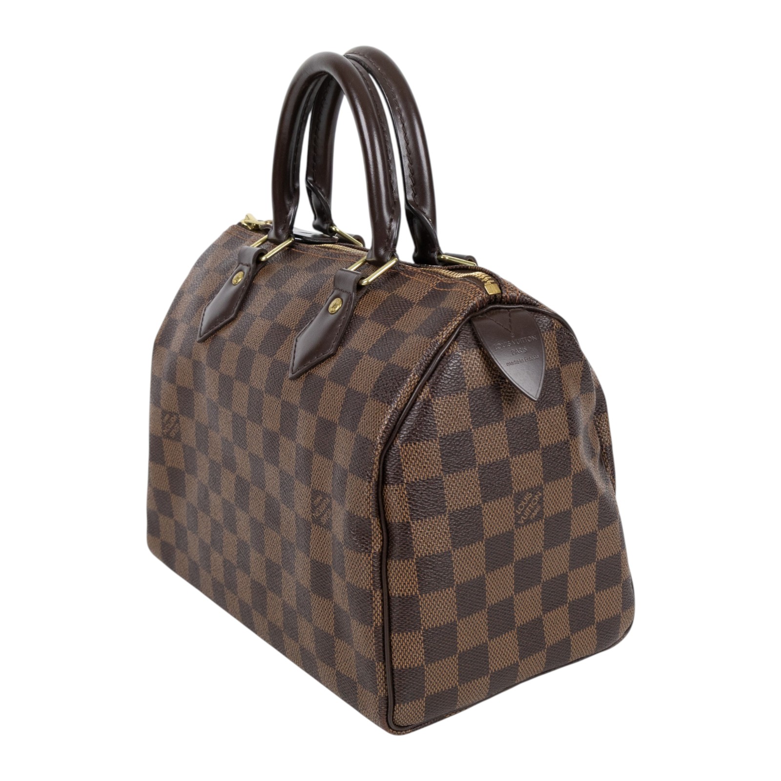 路易威登 LOUIS VUITTON Speedy 25棕棋盤 手提波士頓包 N41365 棕棋盤格SPEEDY 25 防塵袋