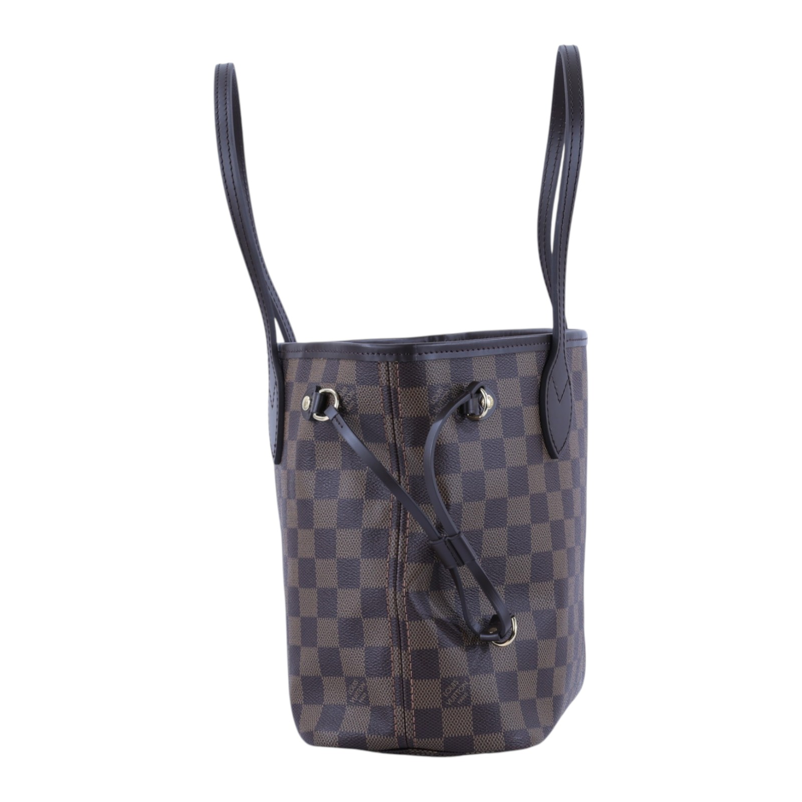 路易威登 LOUIS VUITTON Neverfull PM 托特包 N40600 晶片款 棋盤Neverfull PM 防塵袋