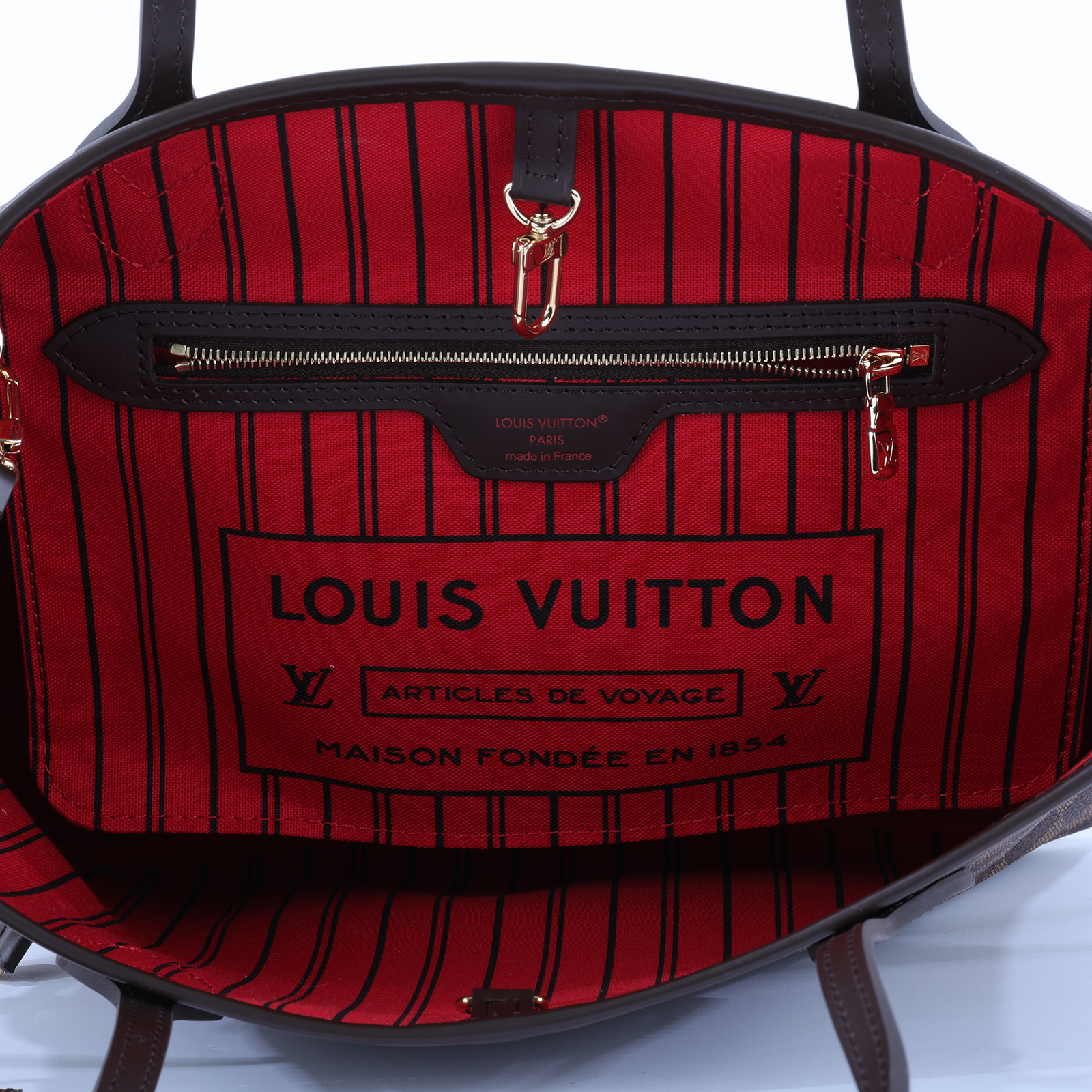 路易威登 LOUIS VUITTON Neverfull PM 托特包 N40600 晶片款 棋盤Neverfull PM 防塵袋