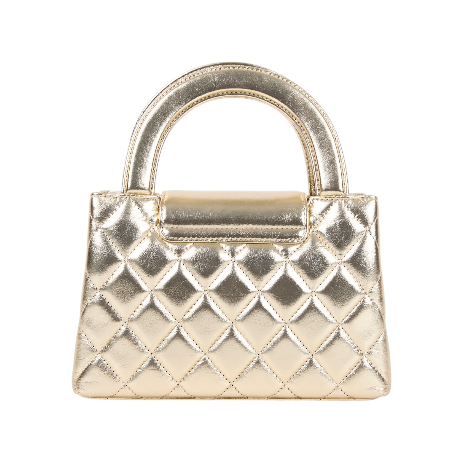 香奈兒 CHANEL Kelly Nano 手提 斜背包 AS4416 晶片款 金色KELLY 小號 防塵袋/原廠盒子