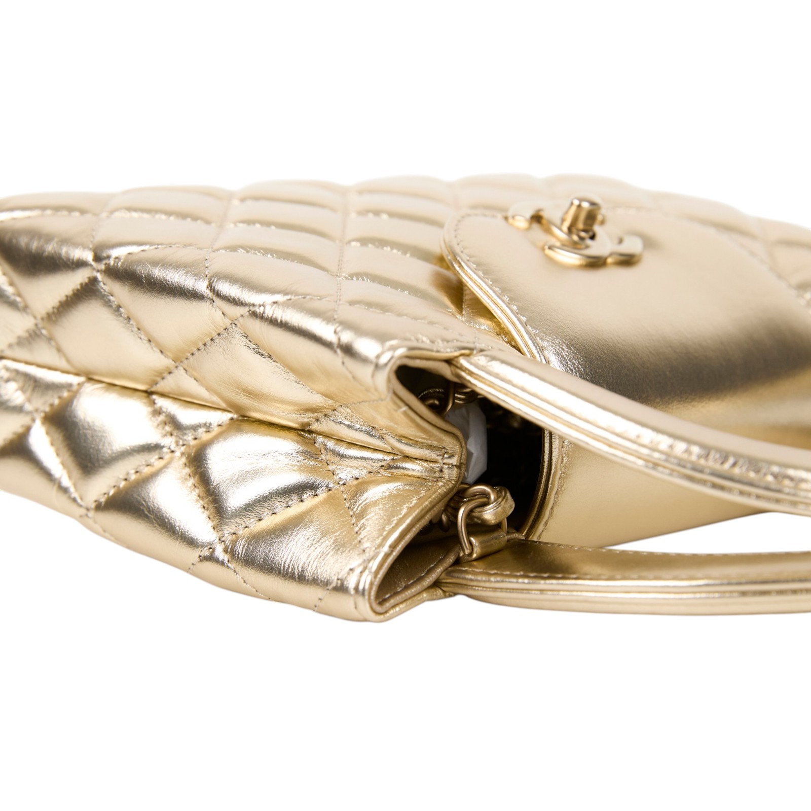 香奈兒 CHANEL Kelly Nano 手提 斜背包 AS4416 晶片款 金色KELLY 小號 防塵袋/原廠盒子