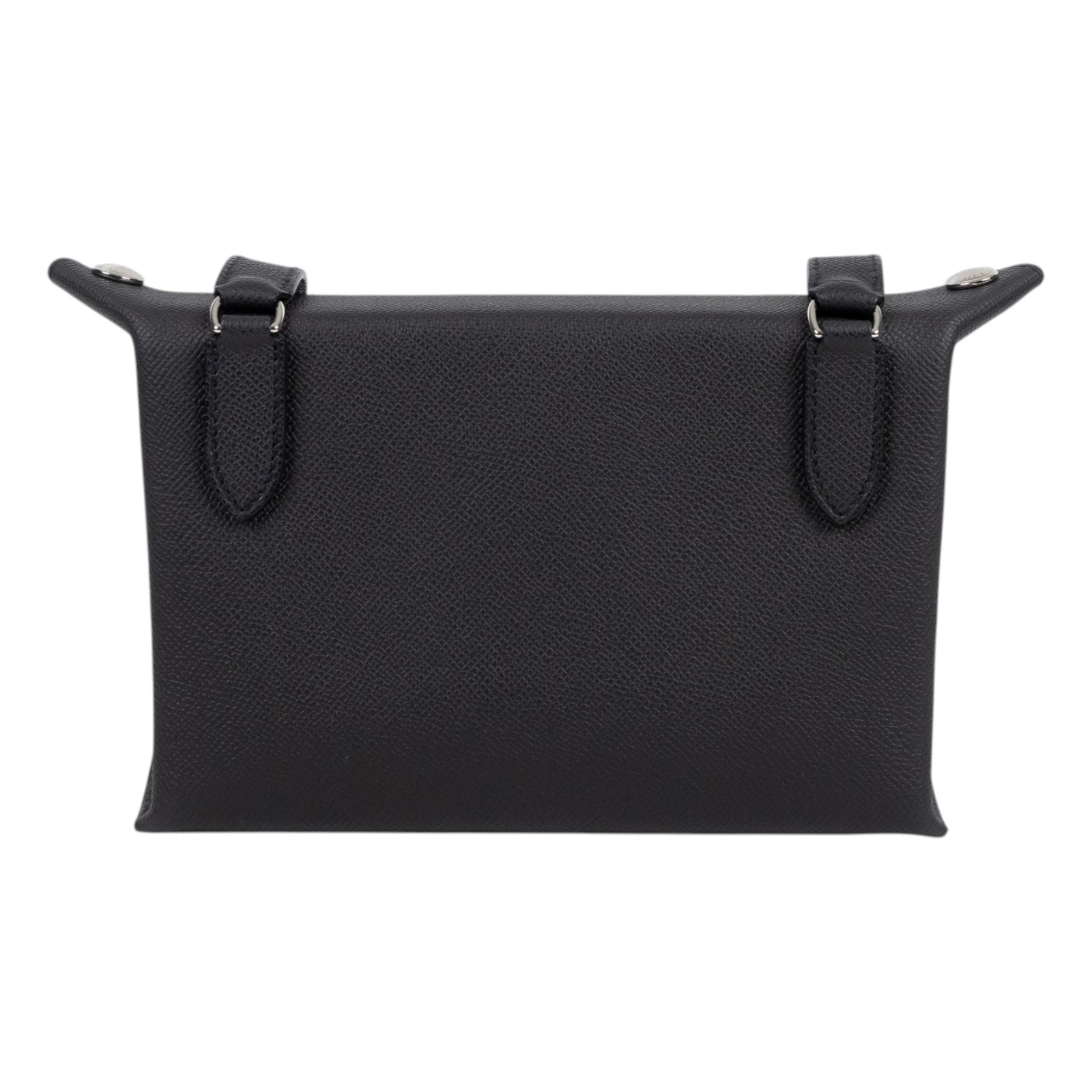 愛馬仕 Hermes VIDEPOCHES 肩背包 斜背包 H086279CK89 /K刻 黑 VIDEPOCHES 原廠盒子/防塵袋