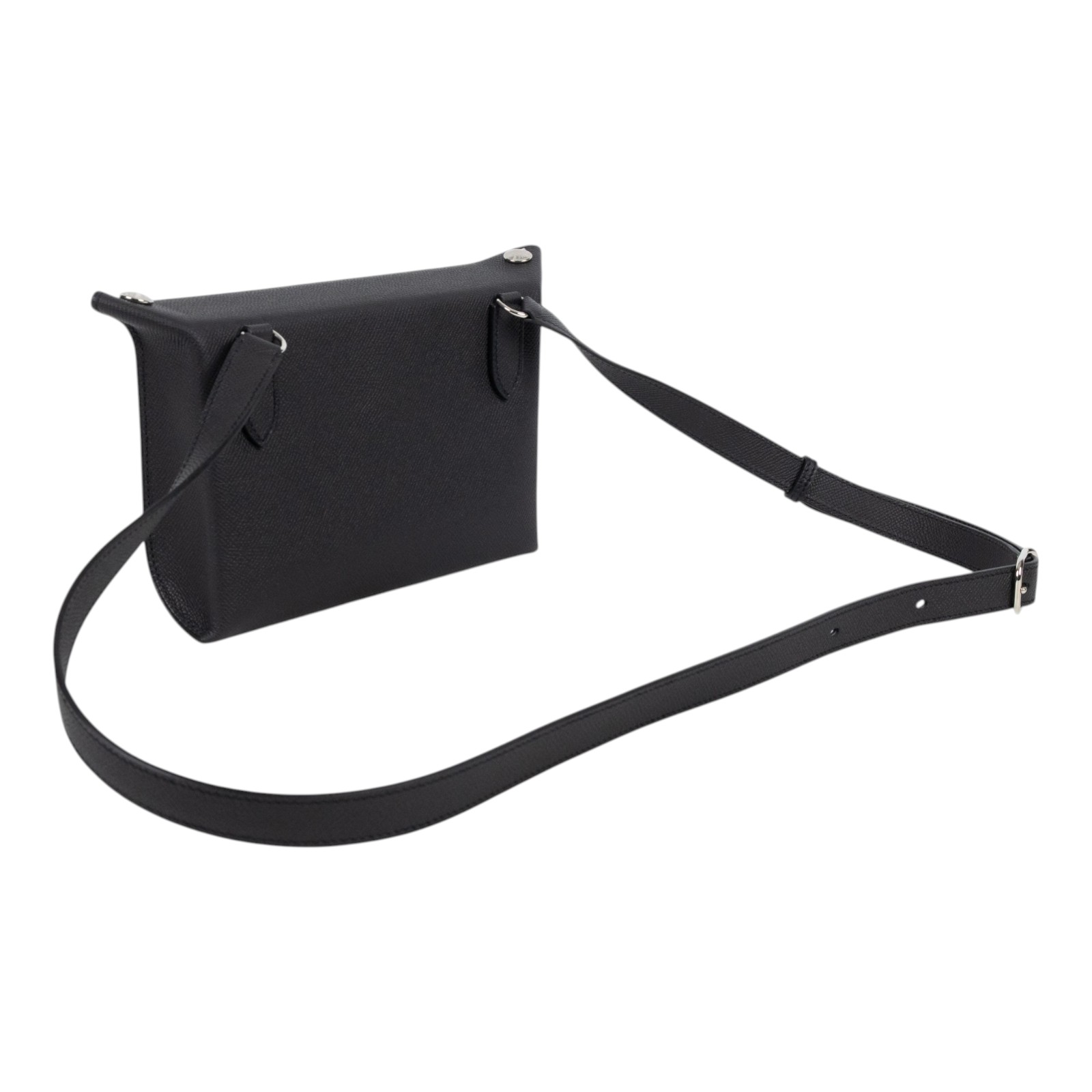 愛馬仕 Hermes VIDEPOCHES 肩背包 斜背包 H086279CK89 /K刻 黑 VIDEPOCHES 原廠盒子/防塵袋