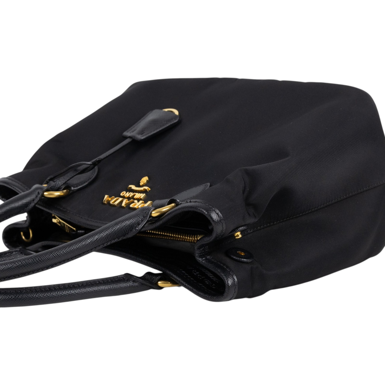 普拉達 PRADA Pocono Tessuto Nylon 手提包 肩背包 斜背包 1BA173_ZMY 黑尼龍2WAY 防塵袋/背帶