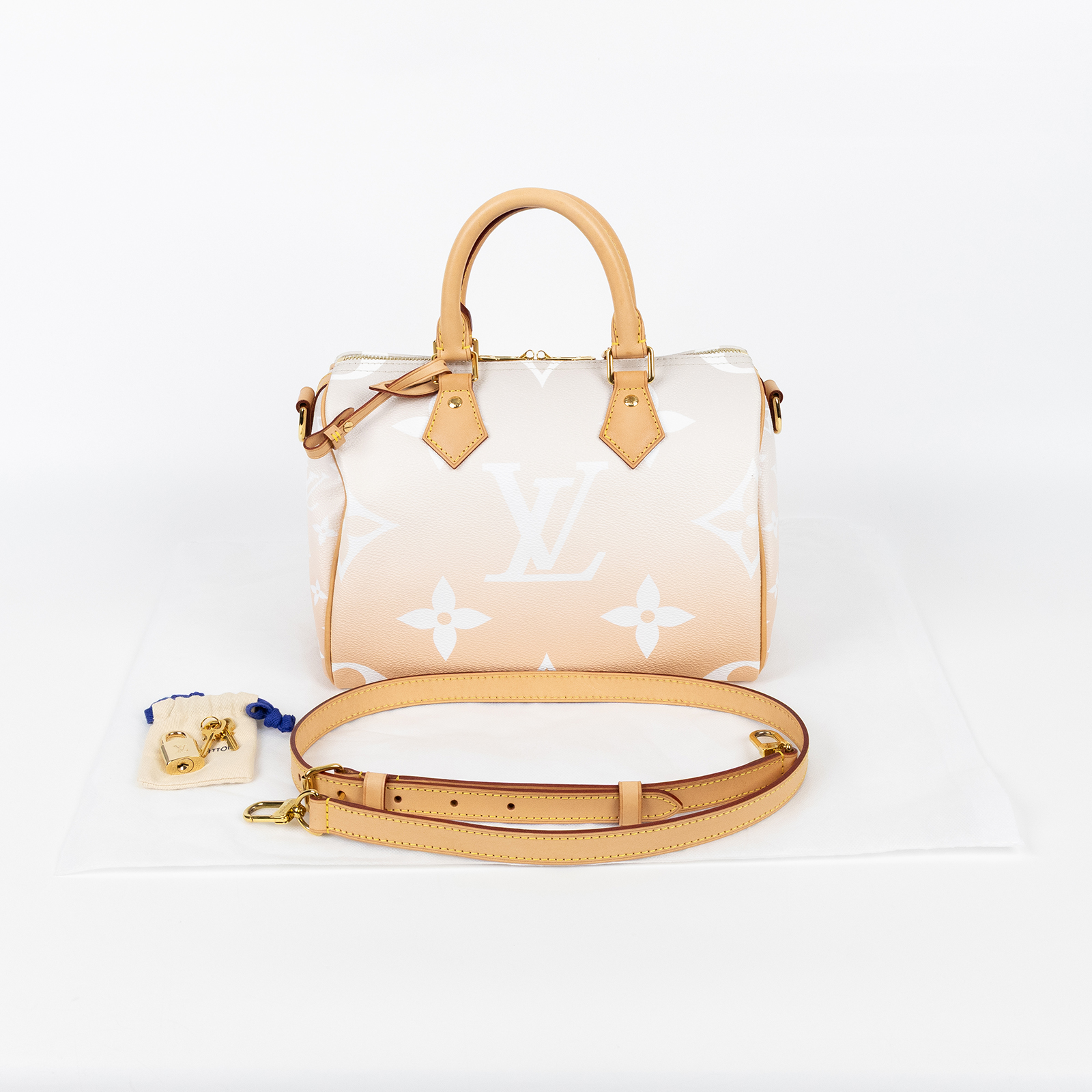 路易威登 LOUIS VUITTON Speedy Bandouliere 25 手提包 肩背包 M45722 晶片款  鎖組/背帶