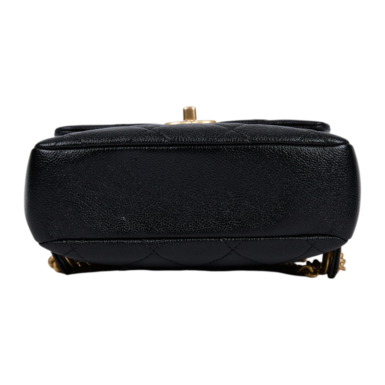 香奈兒 CHANEL 23K Ado 後背包 雙肩包 AS3108 晶片款 黑荔枝掀蓋後背包 防塵袋