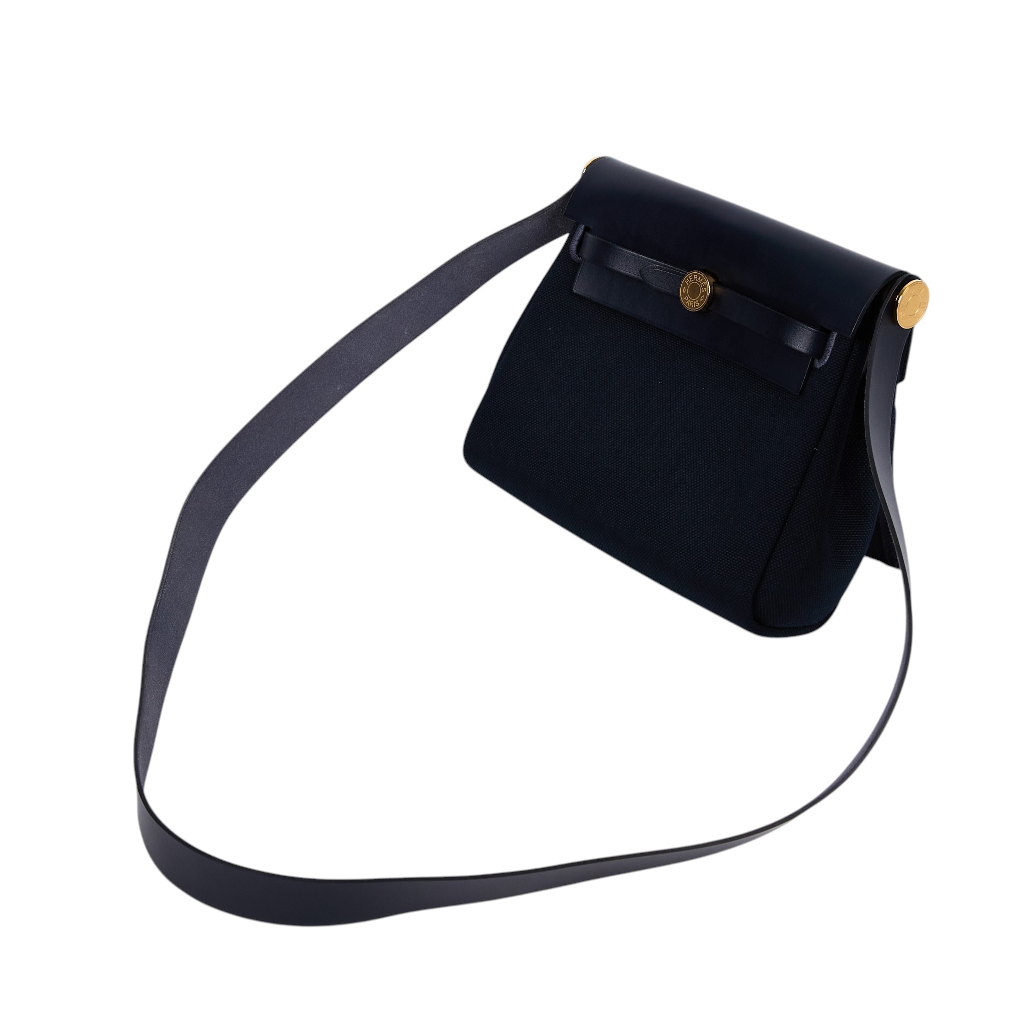 愛馬仕 Hermes Herbag Zip 20 金色五金 靛藍色 H086430CCAH /K TS 009 AU  原廠盒子/防塵袋/國外購買證明