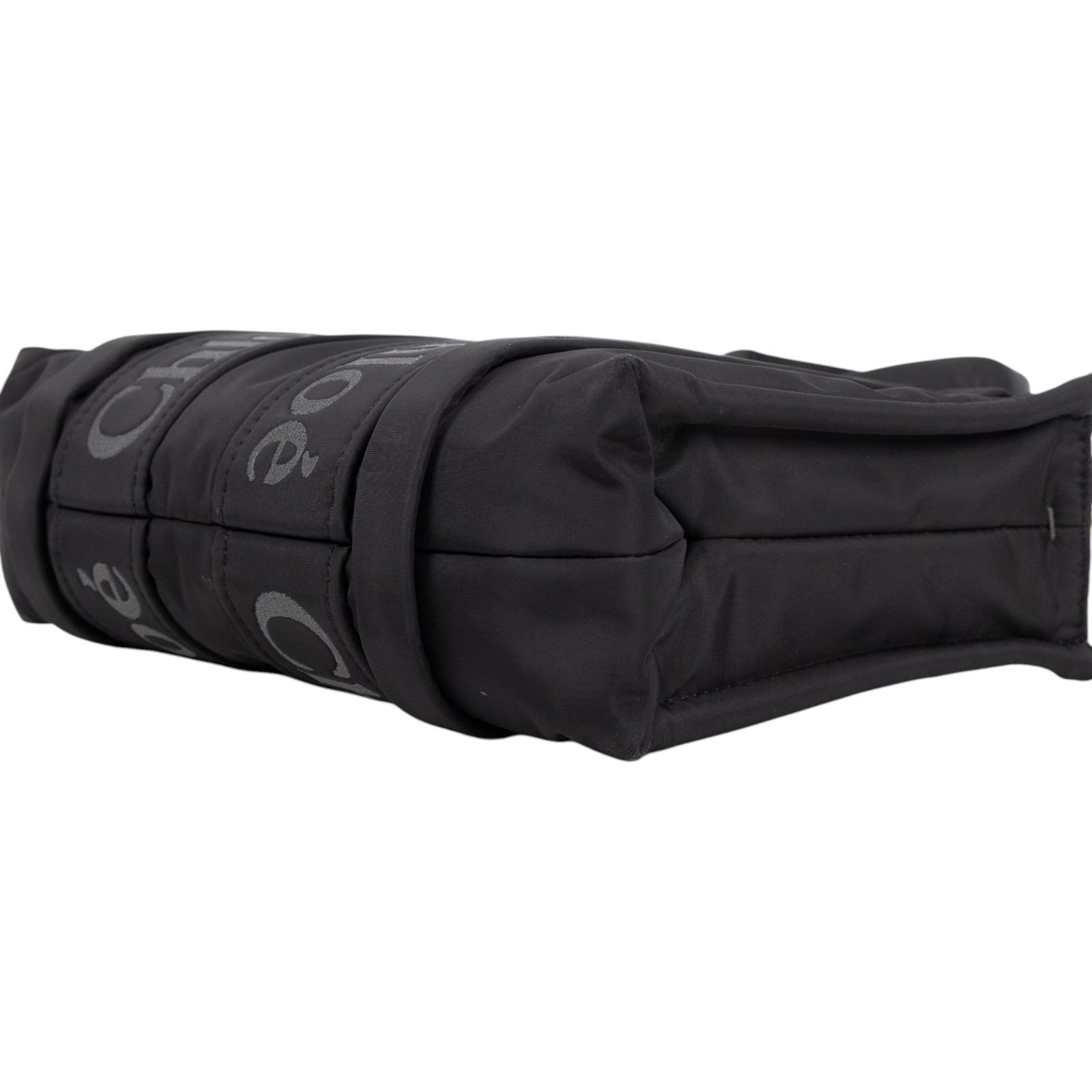 蔻依 CHLOE Woody Small 手提包 CHC23WS397L41001 黑尼龍WOODY SMALL背帶款 保證卡/背帶