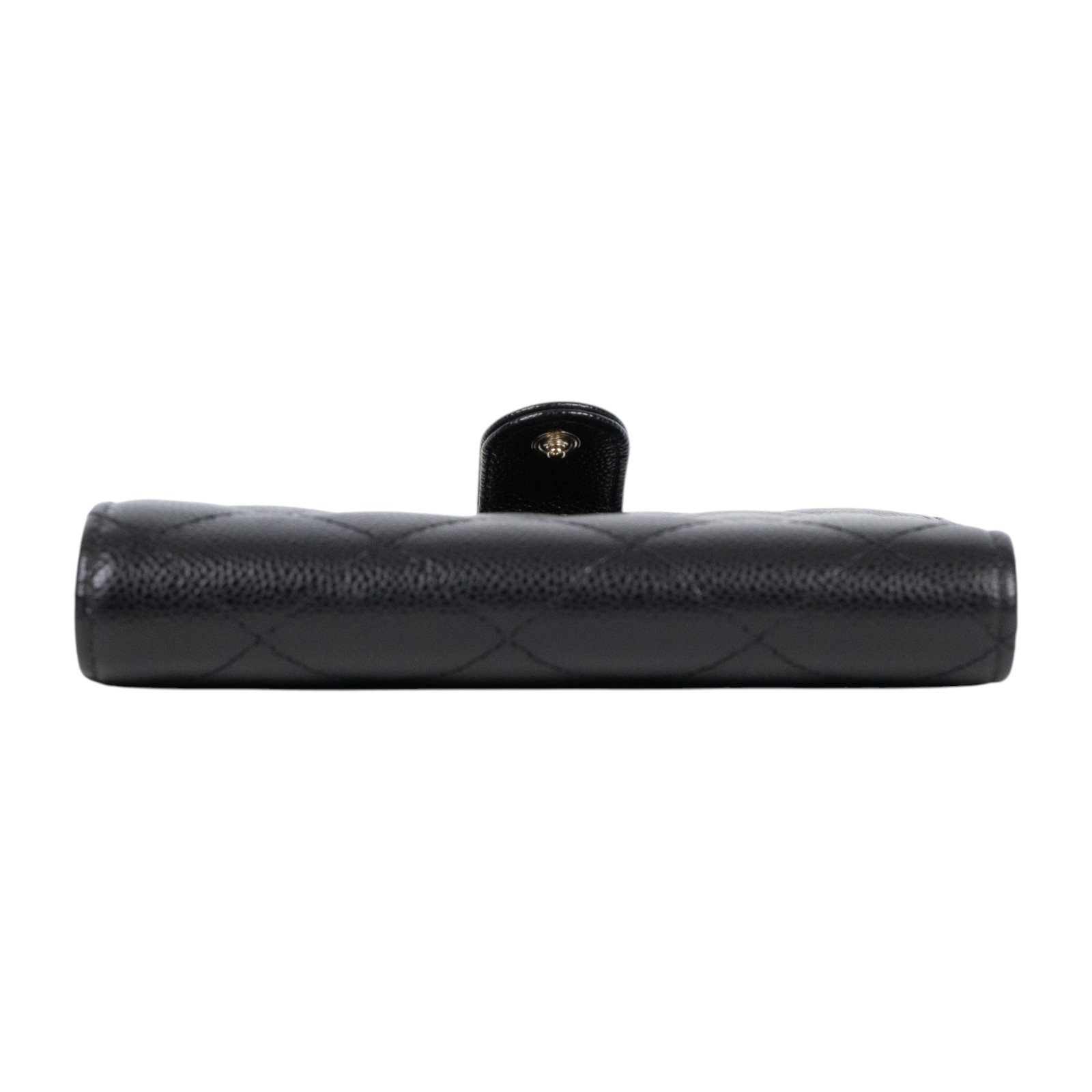 香奈兒 CHANEL 護照夾 中型 錢包 AP3791 晶片款 黑荔枝護照夾 無附屬品