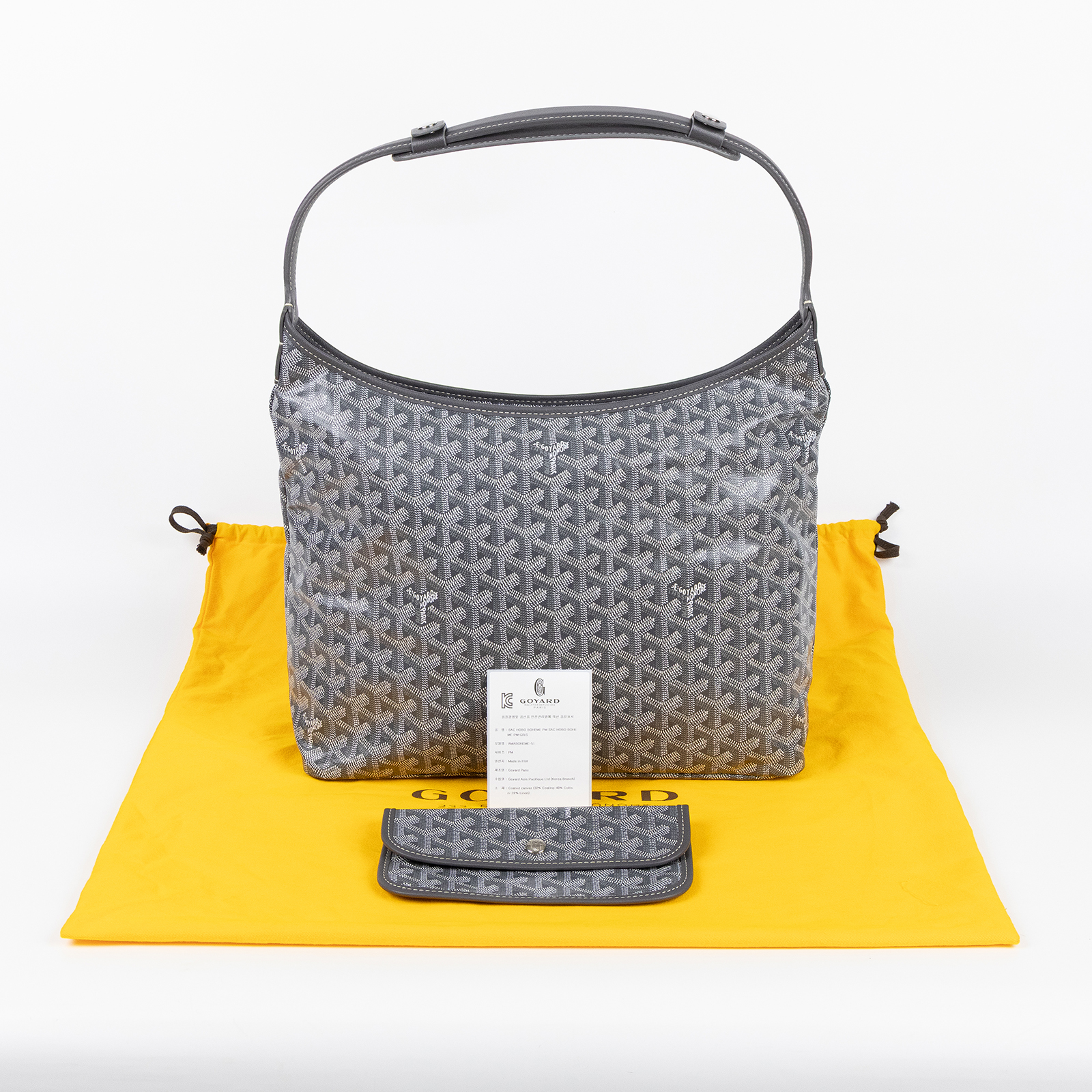 高雅德 GOYARD Bohème Hobo Bag PM 托特包 BOHEMEPMLTY 灰HOBO PM 防塵袋/內袋