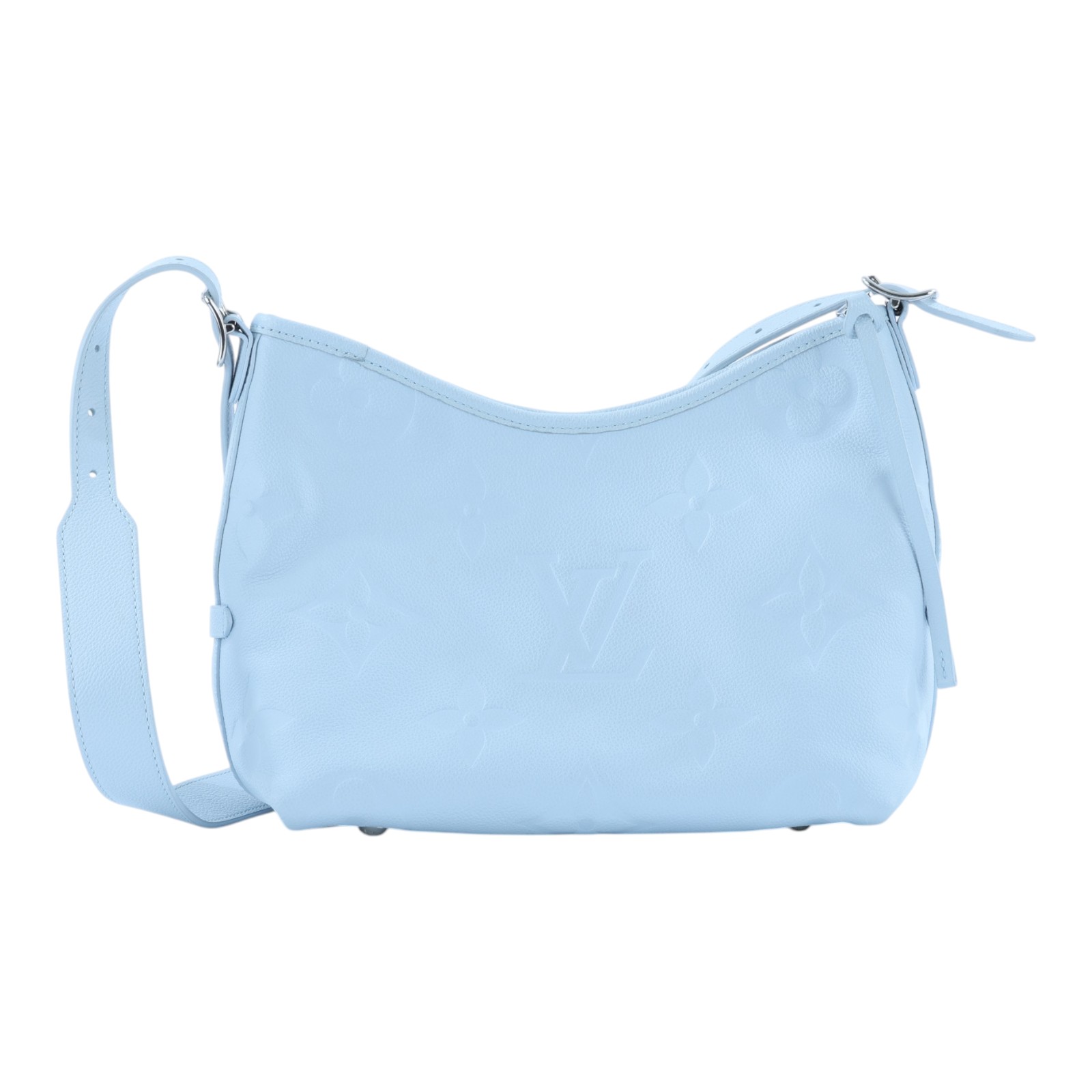 路易威登 LOUIS VUITTON CarryAll PM 手提包 肩背包 斜背包 M46673 晶片款 淺藍壓紋CARRYALL PM 內袋