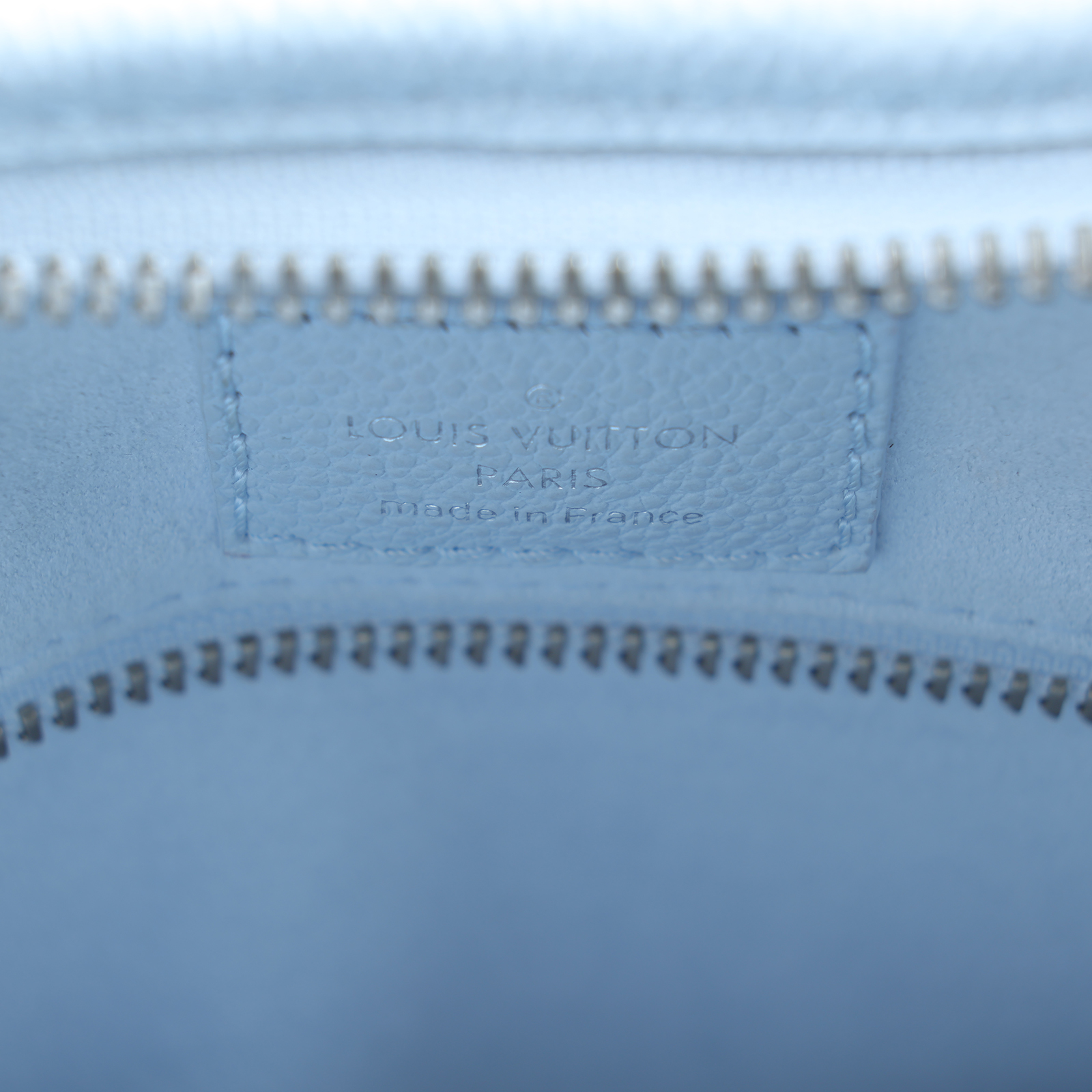 路易威登 LOUIS VUITTON CarryAll PM 手提包 肩背包 斜背包 M46673 晶片款 淺藍壓紋CARRYALL PM 內袋