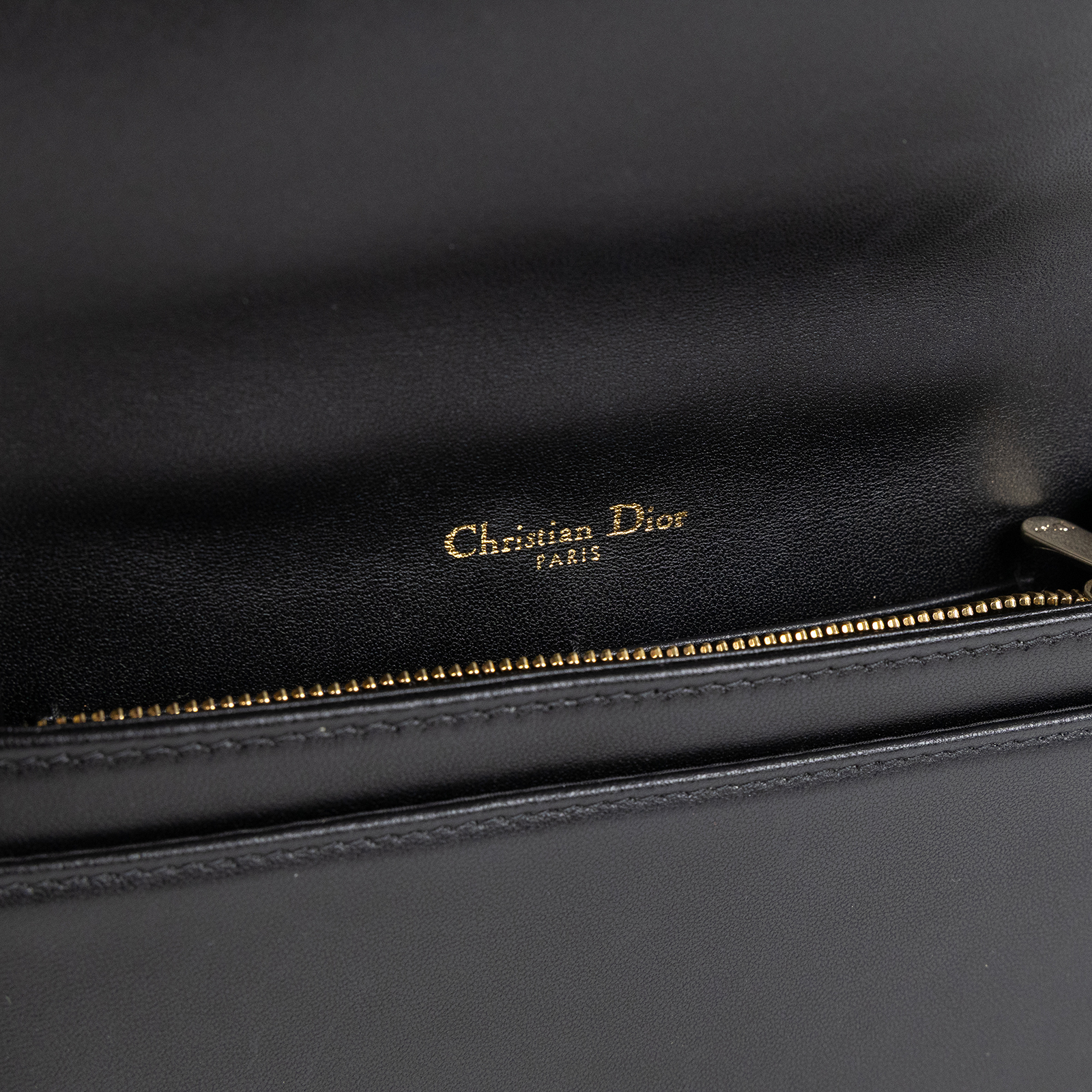 迪奧 CHRISTIAN DIOR LADY DIOR 斜背包 手拿包 S0855ONMJ 黑LADY DIOR方形小袋 背帶/原廠盒子/防塵袋/購買證明影本