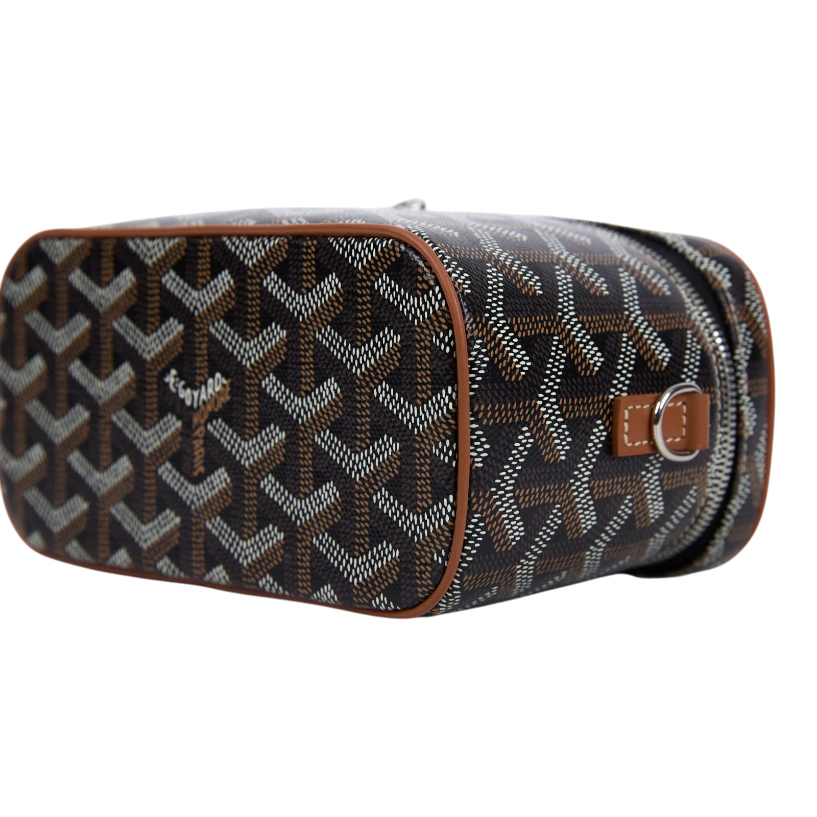 高雅德 GOYARD Muse Mini Vanity 化妝箱 MUSEVAMINTY 金棕黑愛心MUSE MINI 防塵袋/背帶