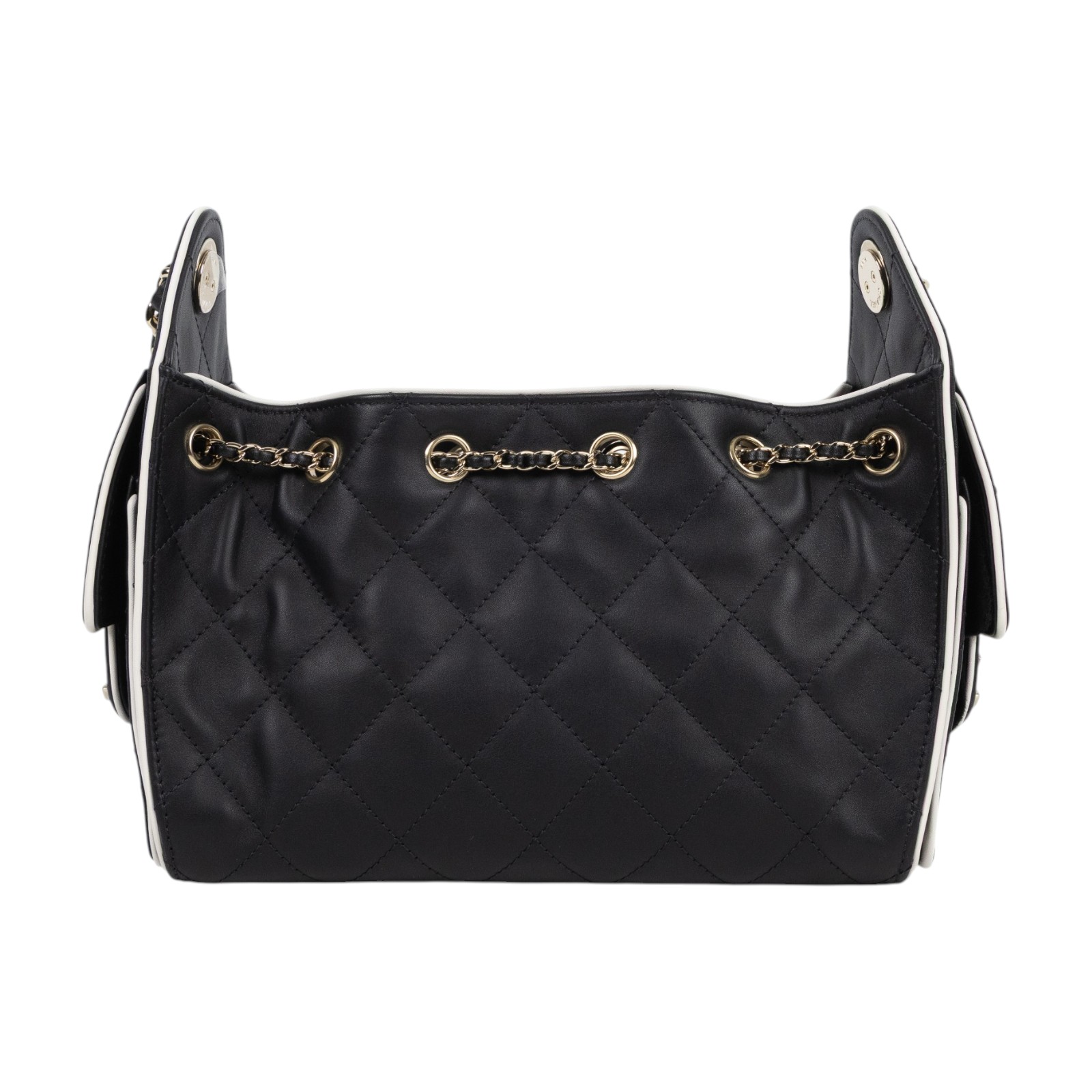 香奈兒 CHANEL 25 迷你包 AS5631 晶片款 黑白邊25包 MINI 防塵袋/原廠盒子