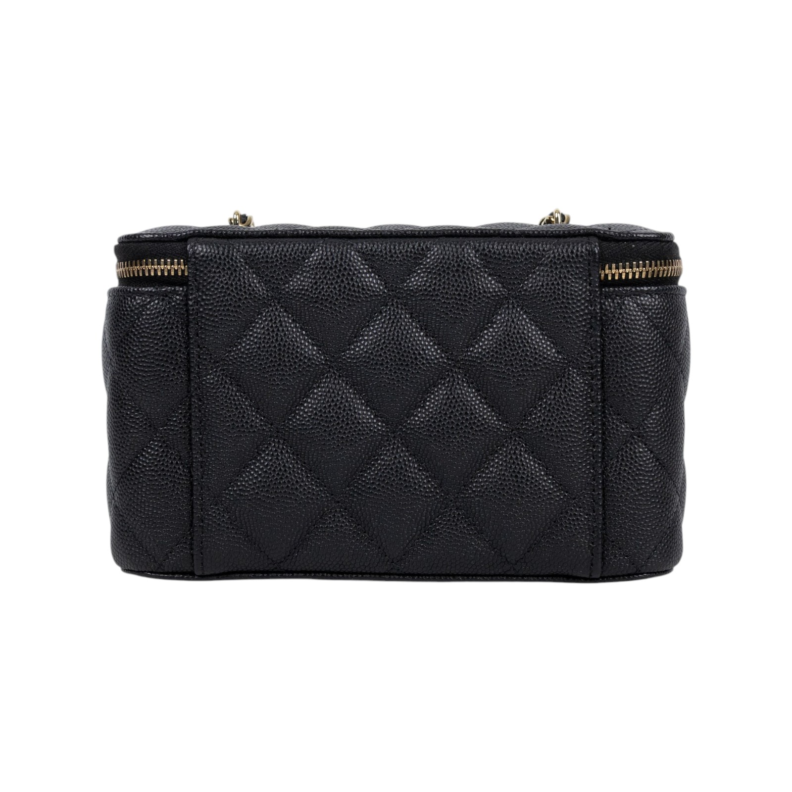 香奈兒 CHANEL Vanity Case 化妝箱 AP1341 Y33352 晶片款 黑荔枝長盒子 原廠盒子/防塵袋/保證卡/國外購買證明影本