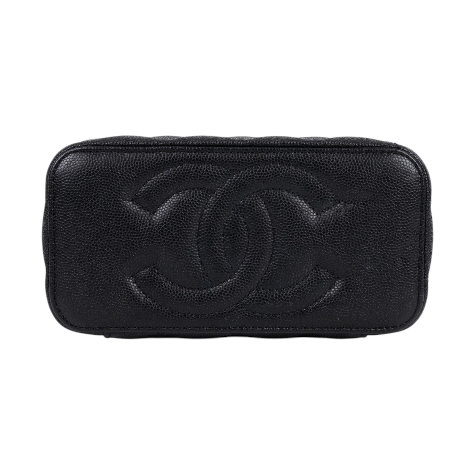 香奈兒 CHANEL Vanity Case 化妝箱 AP1341 Y33352 晶片款 黑荔枝長盒子 原廠盒子/防塵袋/保證卡/國外購買證明影本