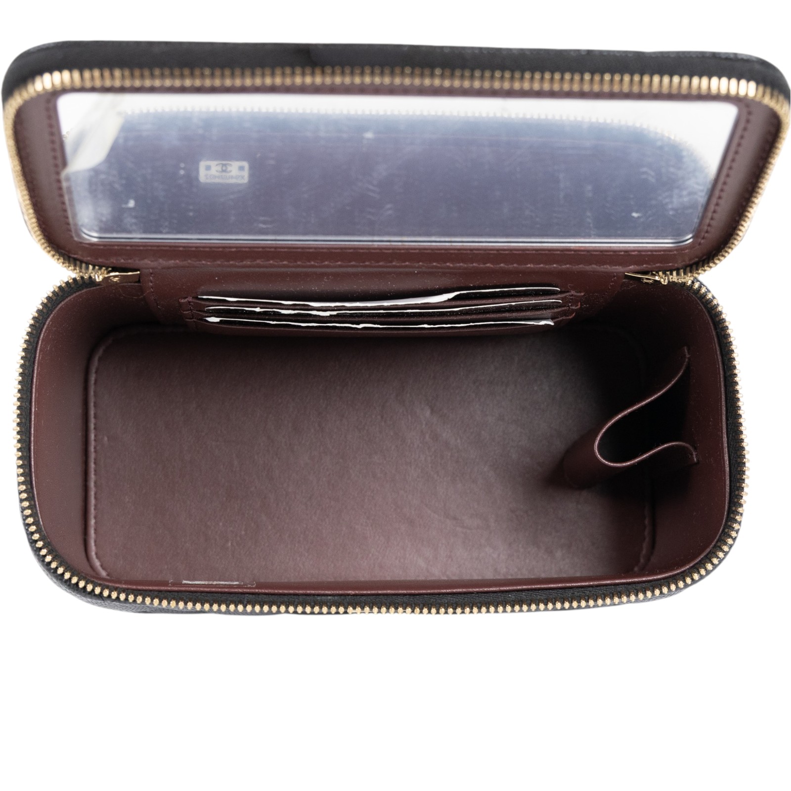 香奈兒 CHANEL Vanity Case 化妝箱 AP1341 Y33352 晶片款 黑荔枝長盒子 原廠盒子/防塵袋/保證卡/國外購買證明影本