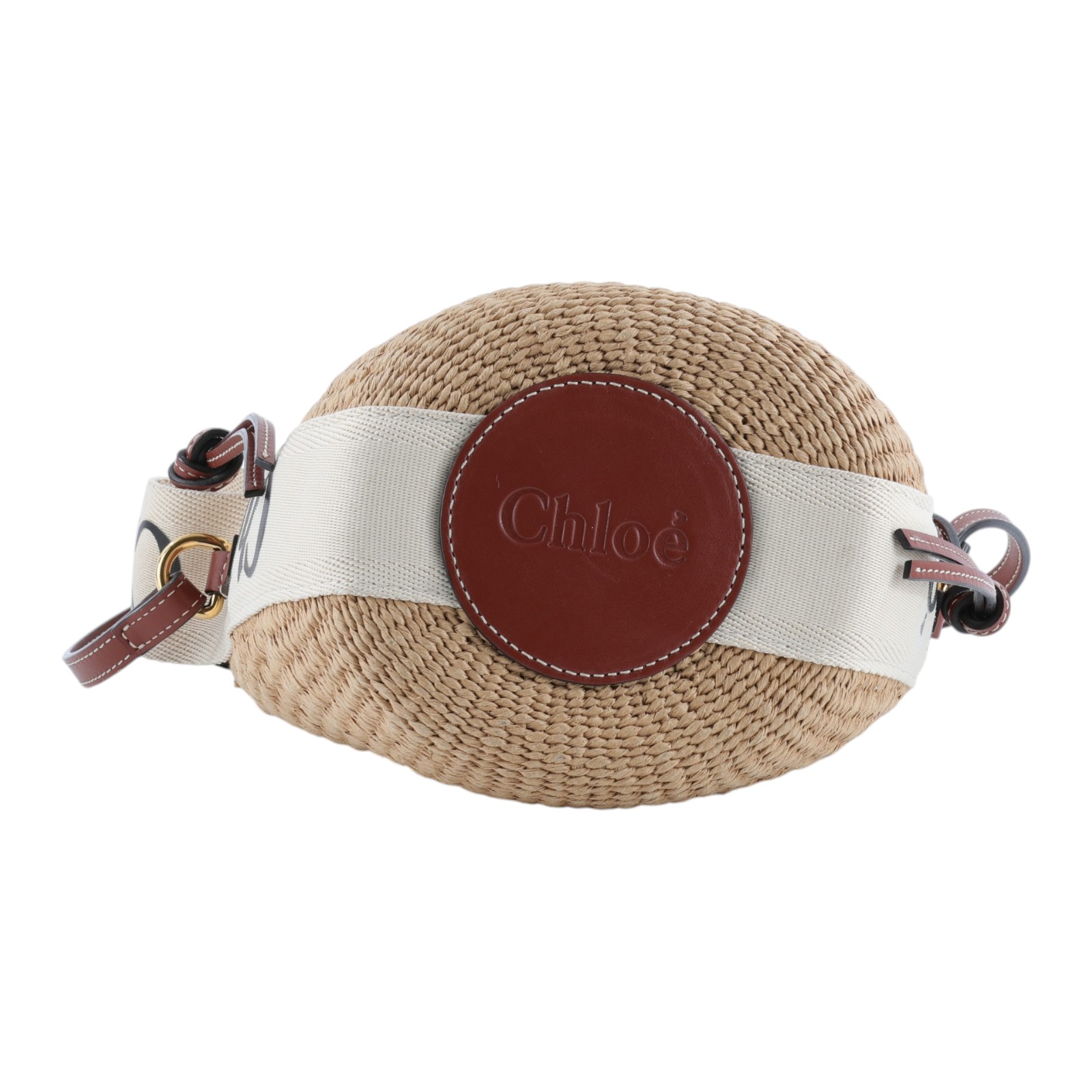 蔻依 CHLOE Mifuko Woody Small 水桶包 CHC21US381E65101 MIFUKO草編水桶包 防塵袋