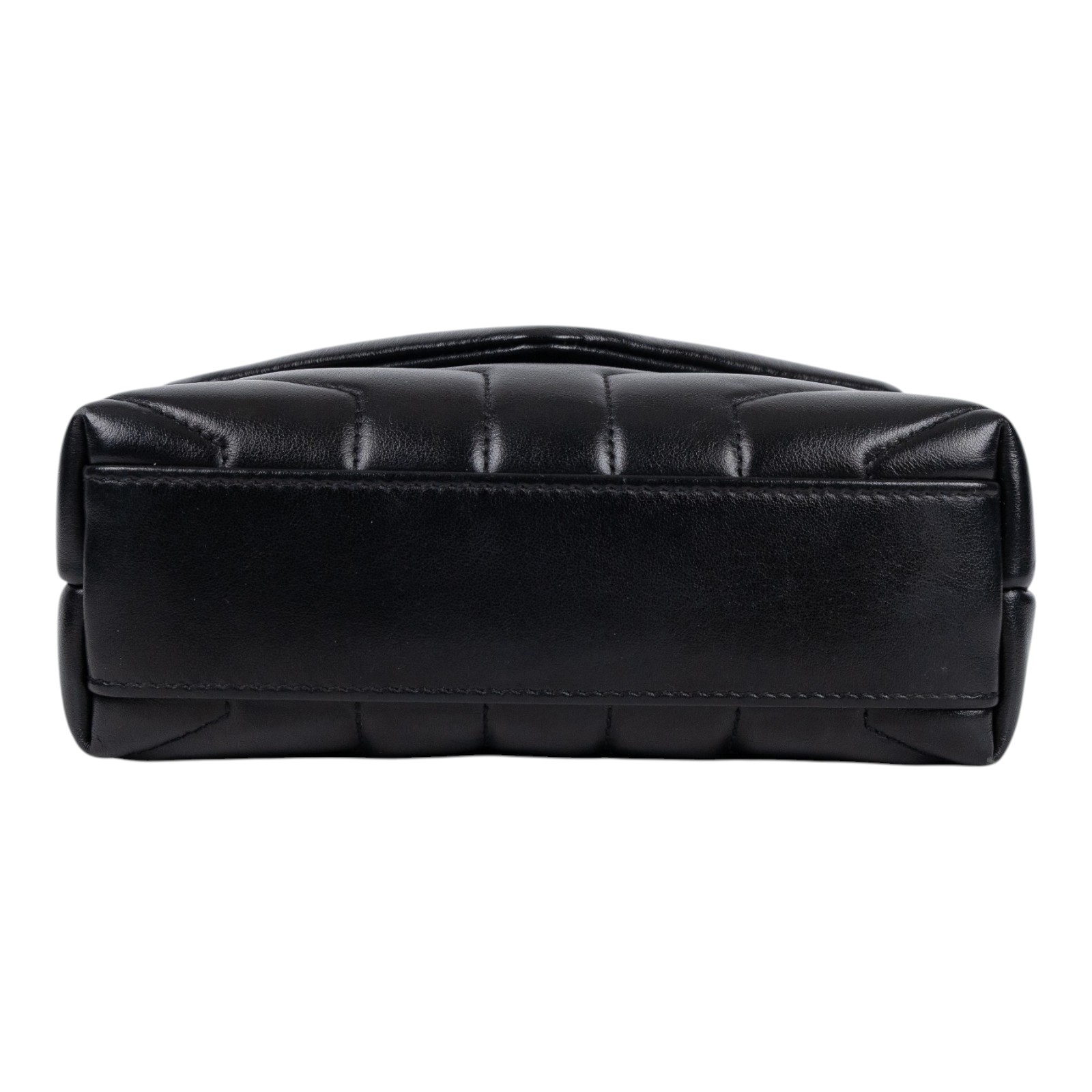 聖羅蘭 YSL SAINT LAURENT Loulou 絎縫 皮革 TOY 手袋 金色五金 467072DV707 黑金LOULOU TOY 防塵袋/原廠盒子