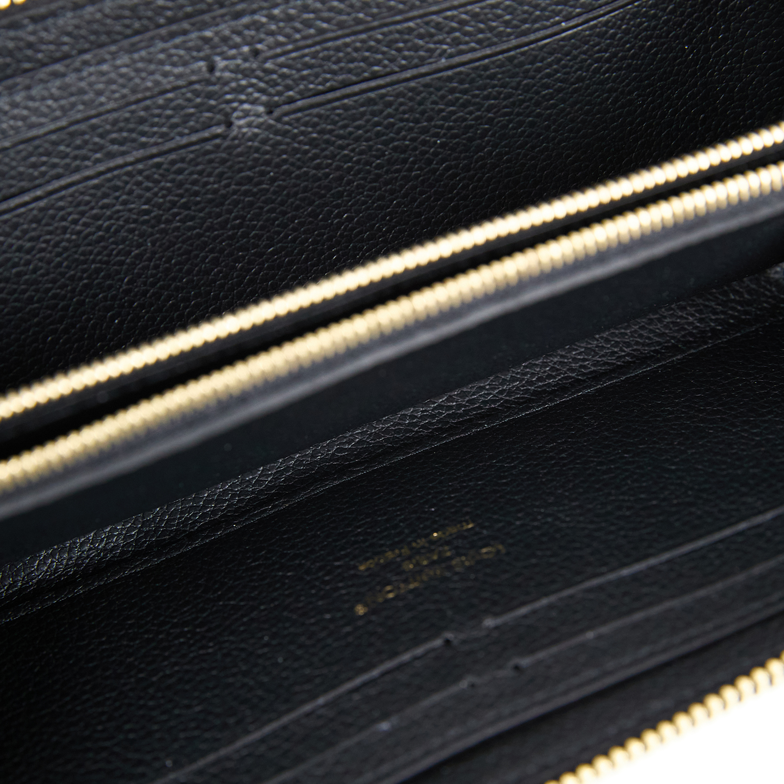 路易威登 LOUIS VUITTON Clémence 錢包 拉鍊 長夾 Empreinte 壓花牛皮 黑色 M60171 晶片款  原廠盒子/防塵袋