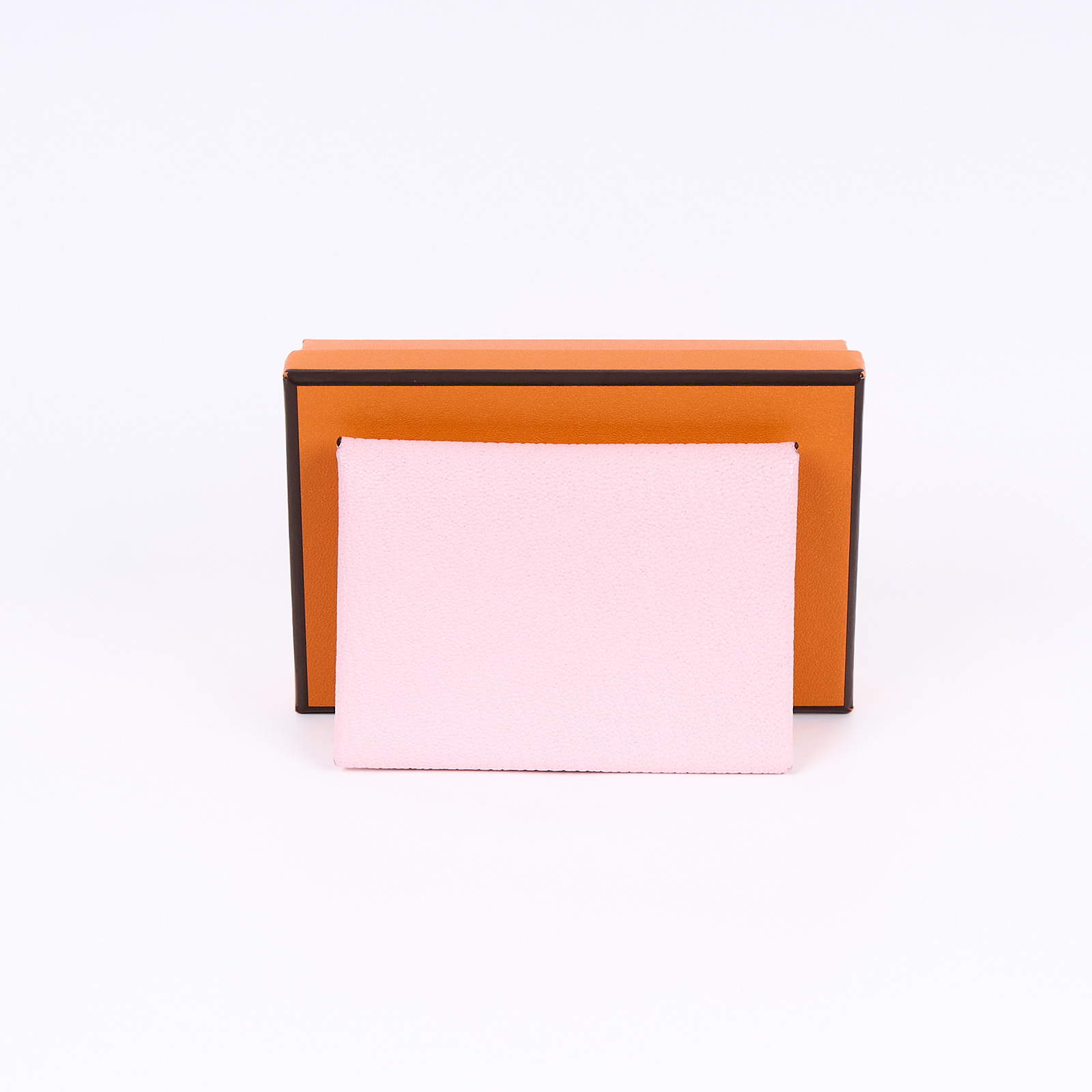 愛馬仕 Hermes Calvi Duo 卡包 CALD K UY 006 TM K刻 櫻花粉CALVI DUO 原廠盒子