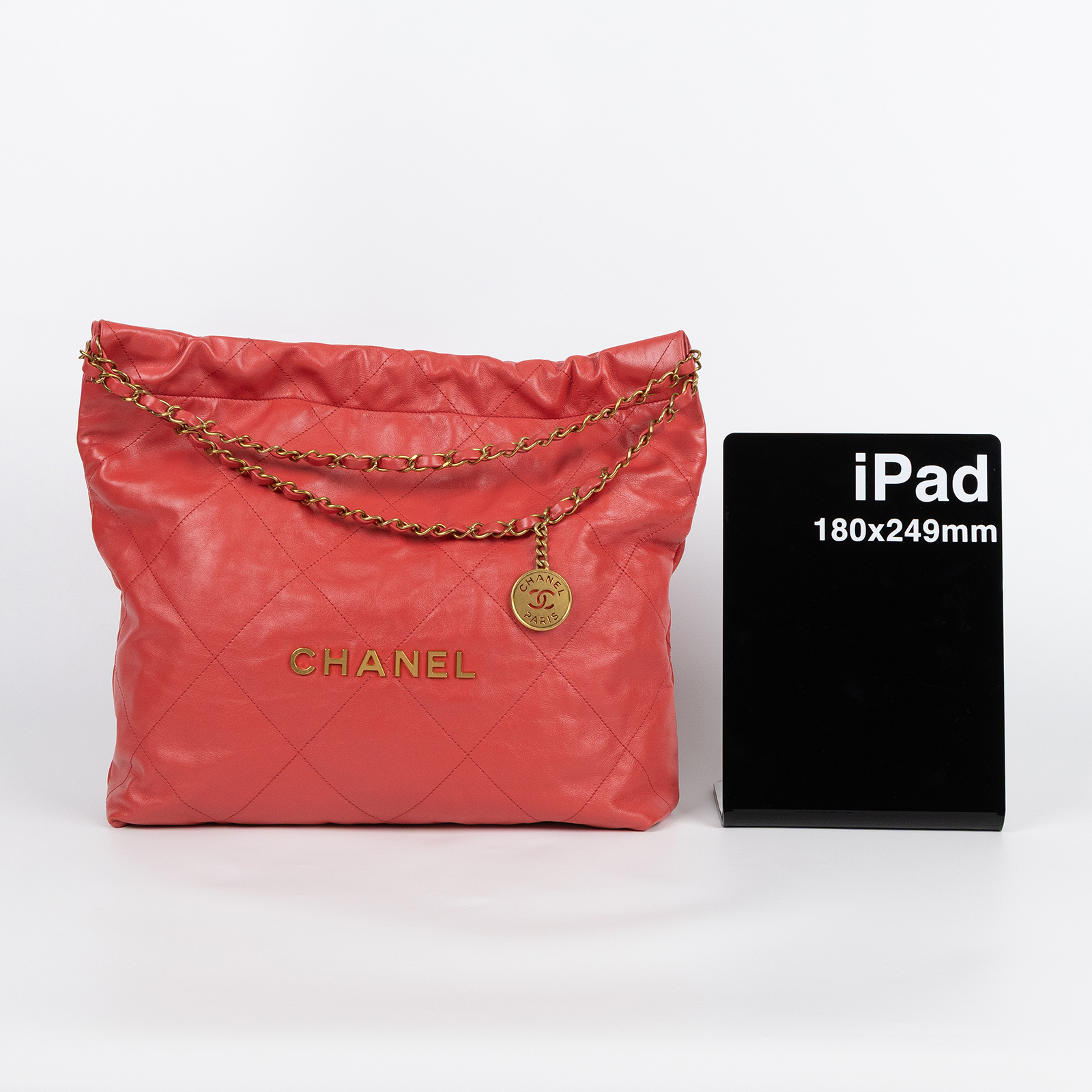 香奈兒 CHANEL 22 中型 束口包 AS3261 晶片款  內袋
