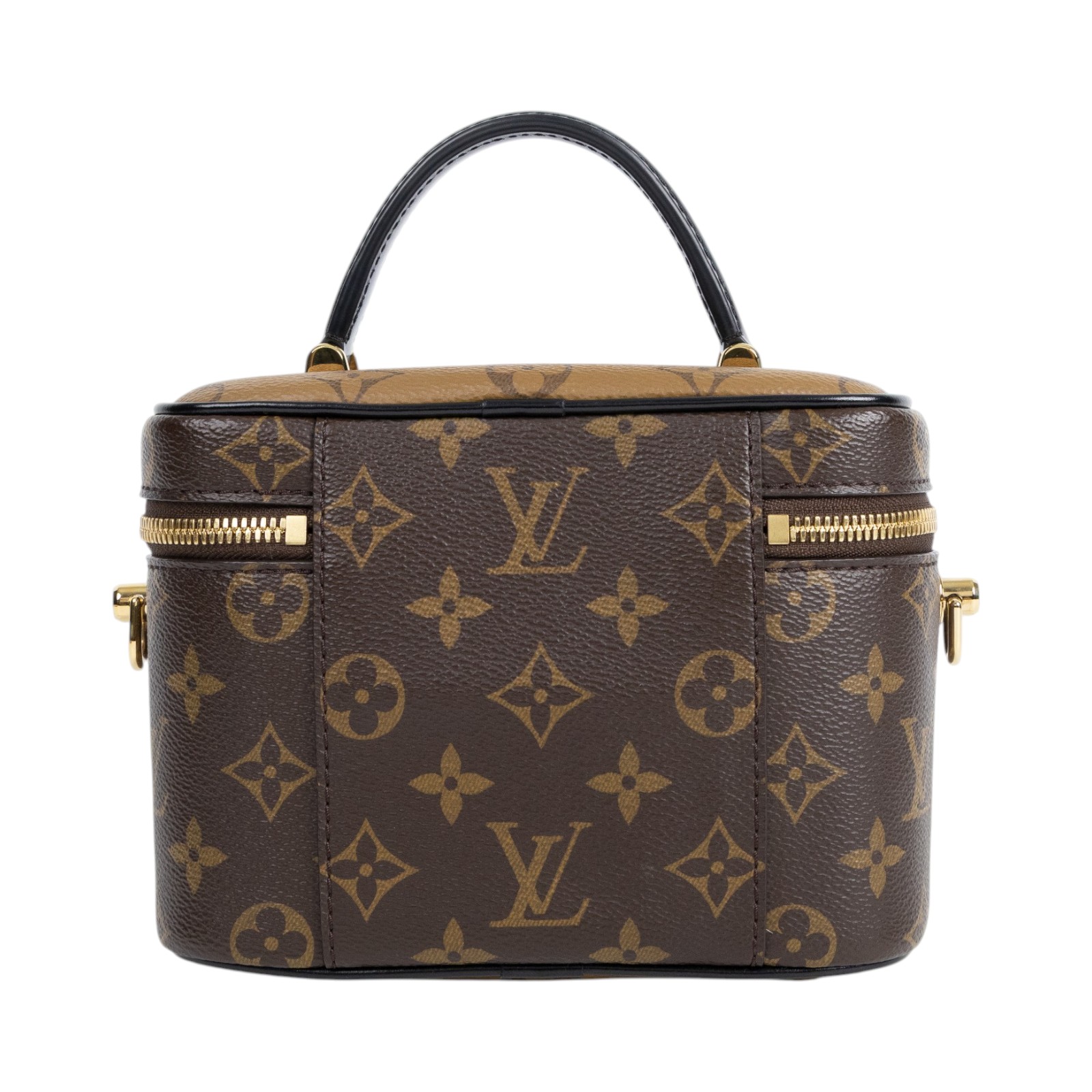 路易威登 LOUIS VUITTON Vanity PM 手提 斜背 化妝箱 M45165 晶片款 原花VANITY PM 原廠盒子/防塵袋/背帶/鎖組