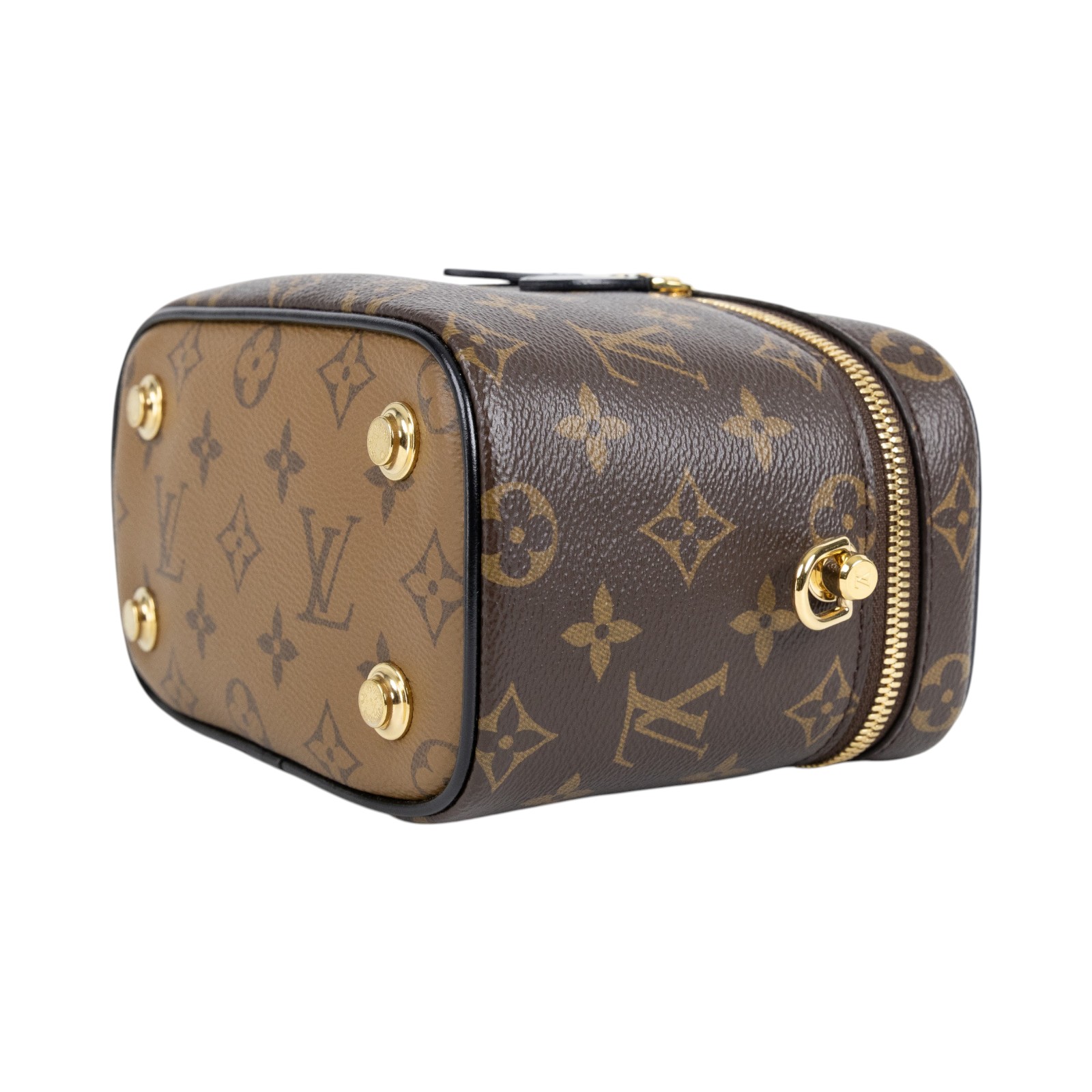 路易威登 LOUIS VUITTON Vanity PM 手提 斜背 化妝箱 M45165 晶片款 原花VANITY PM 原廠盒子/防塵袋/背帶/鎖組