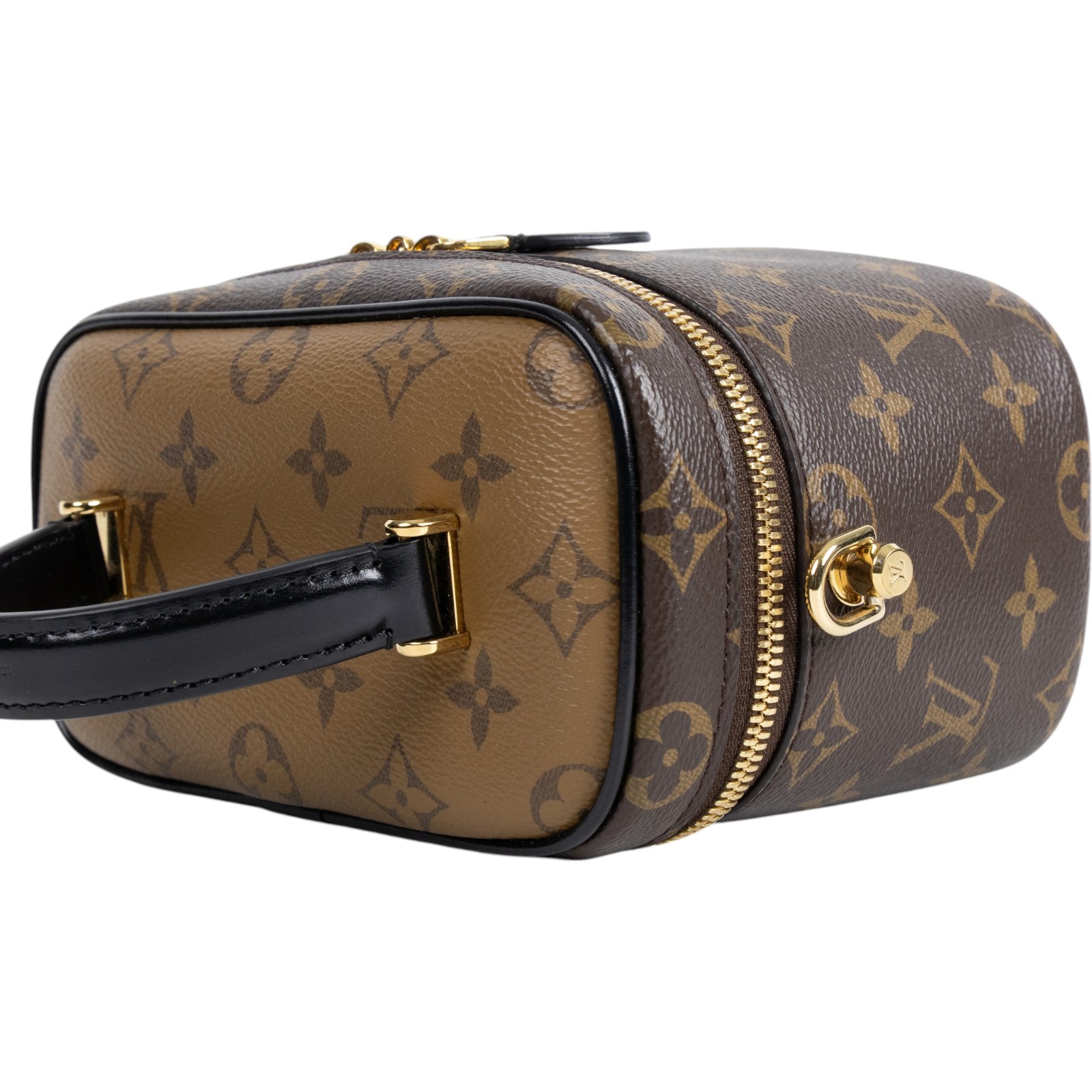 路易威登 LOUIS VUITTON Vanity PM 手提 斜背 化妝箱 M45165 晶片款 原花VANITY PM 原廠盒子/防塵袋/背帶/鎖組